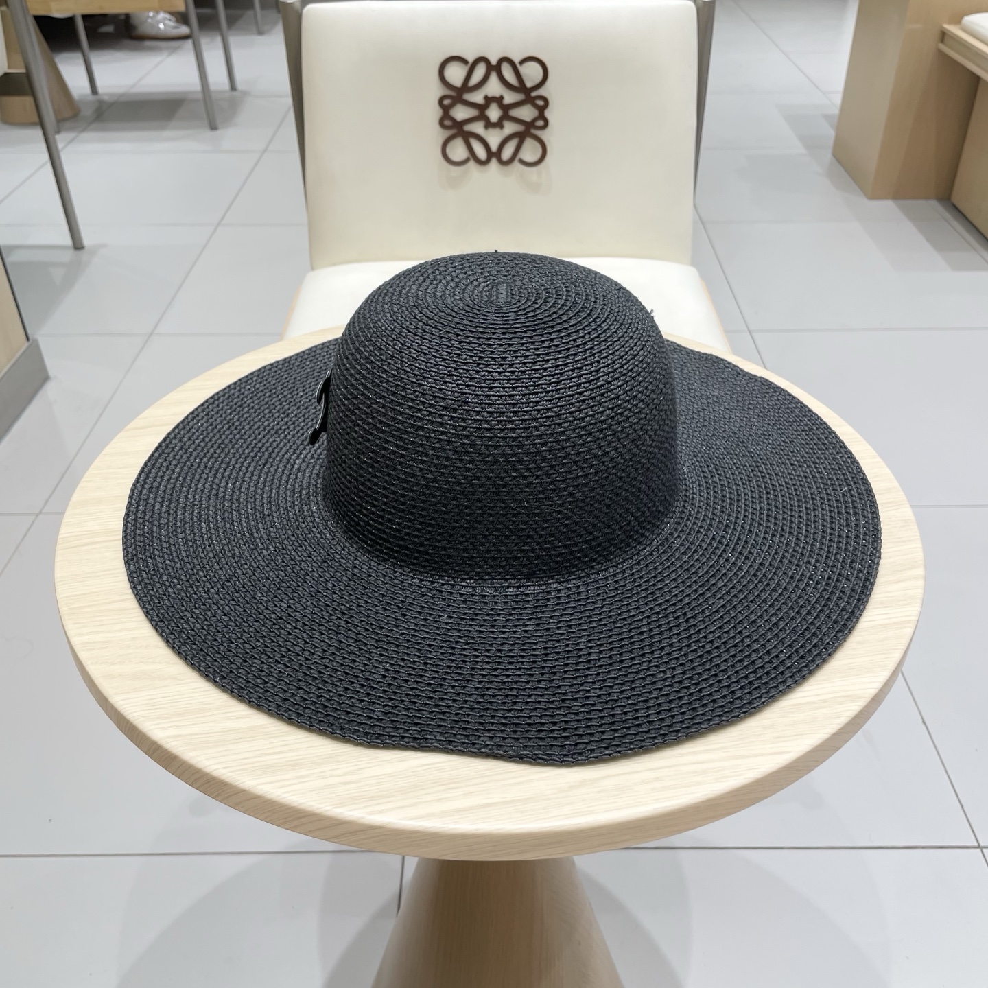 塞琳celien新款草帽，漏空圆顶礼帽，头围57cm