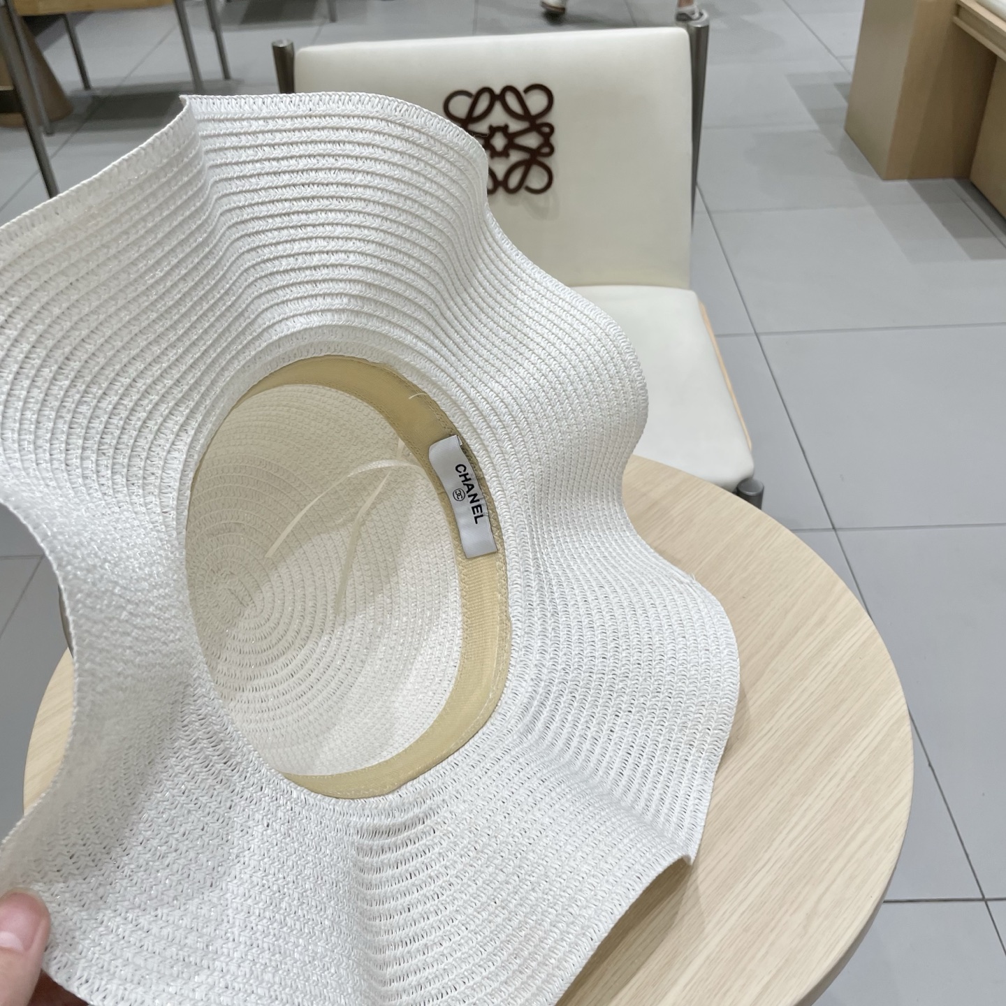 【CHANEL香奈儿】2025新款小香风丝带度假风盆帽草帽，出街旅行单品