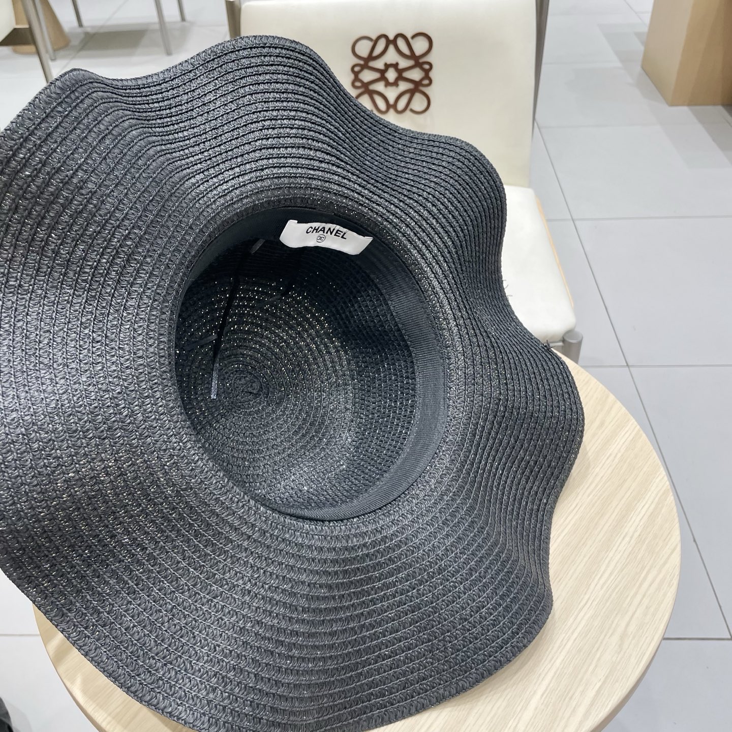 【CHANEL香奈儿】2025新款小香风丝带度假风盆帽草帽，出街旅行单品