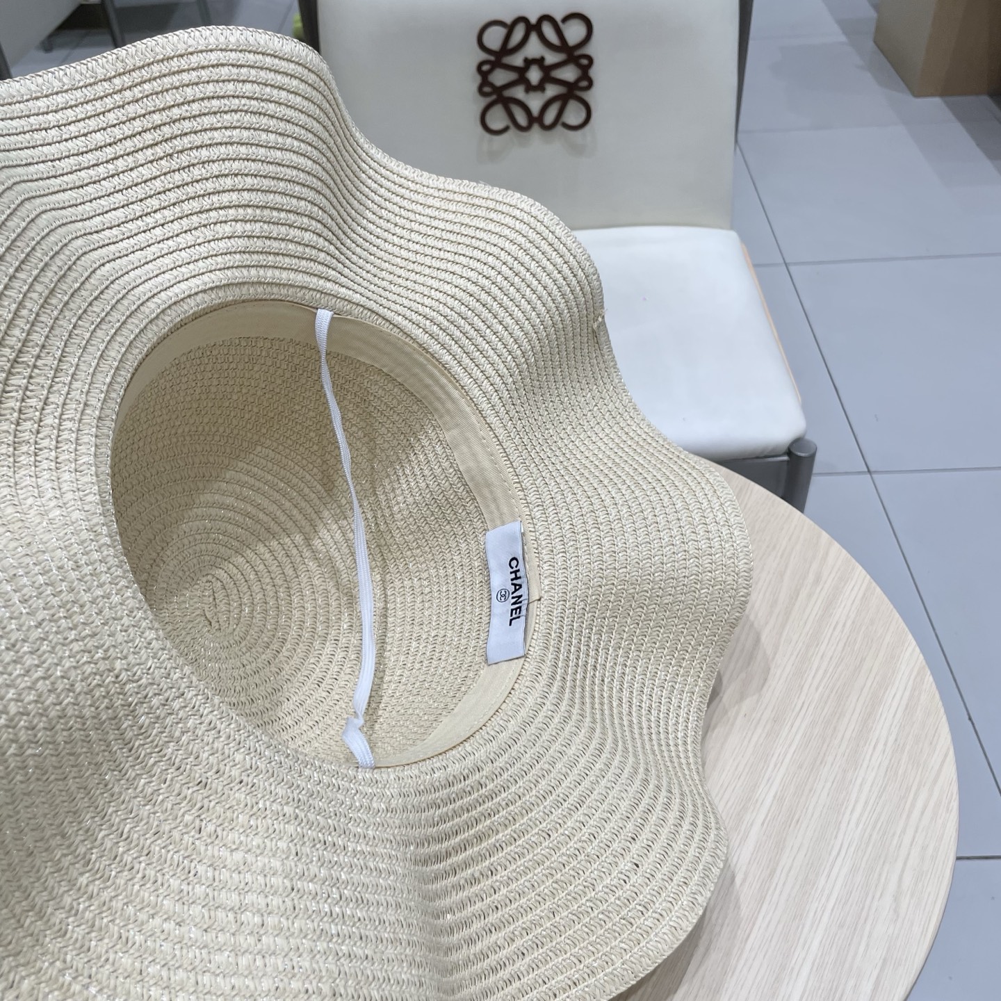 【CHANEL香奈儿】2025新款小香风丝带度假风盆帽草帽，出街旅行单品