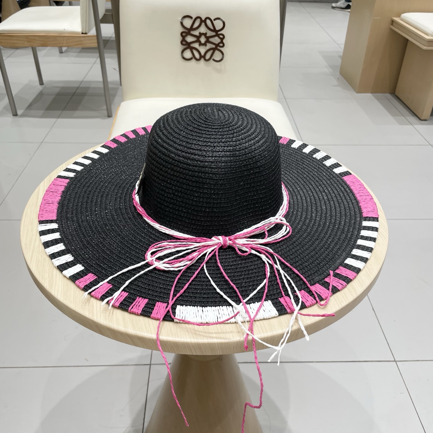  gucci古奇帽檐春夏季新款大边草帽可折叠沙滩帽大檐新款遮阳帽