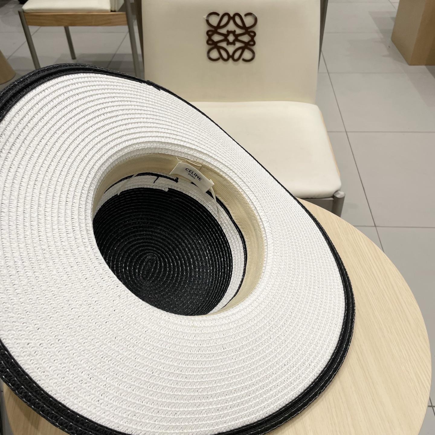  塞琳celien新款草帽，圆顶礼帽，头围57cm