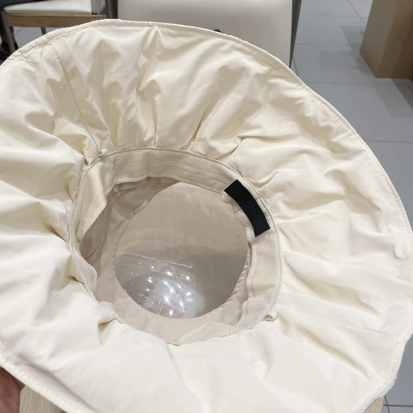  Prada普拉达渔夫帽镂空大檐空顶帽子女夏季防晒遮阳帽遮脸防紫外线太阳帽