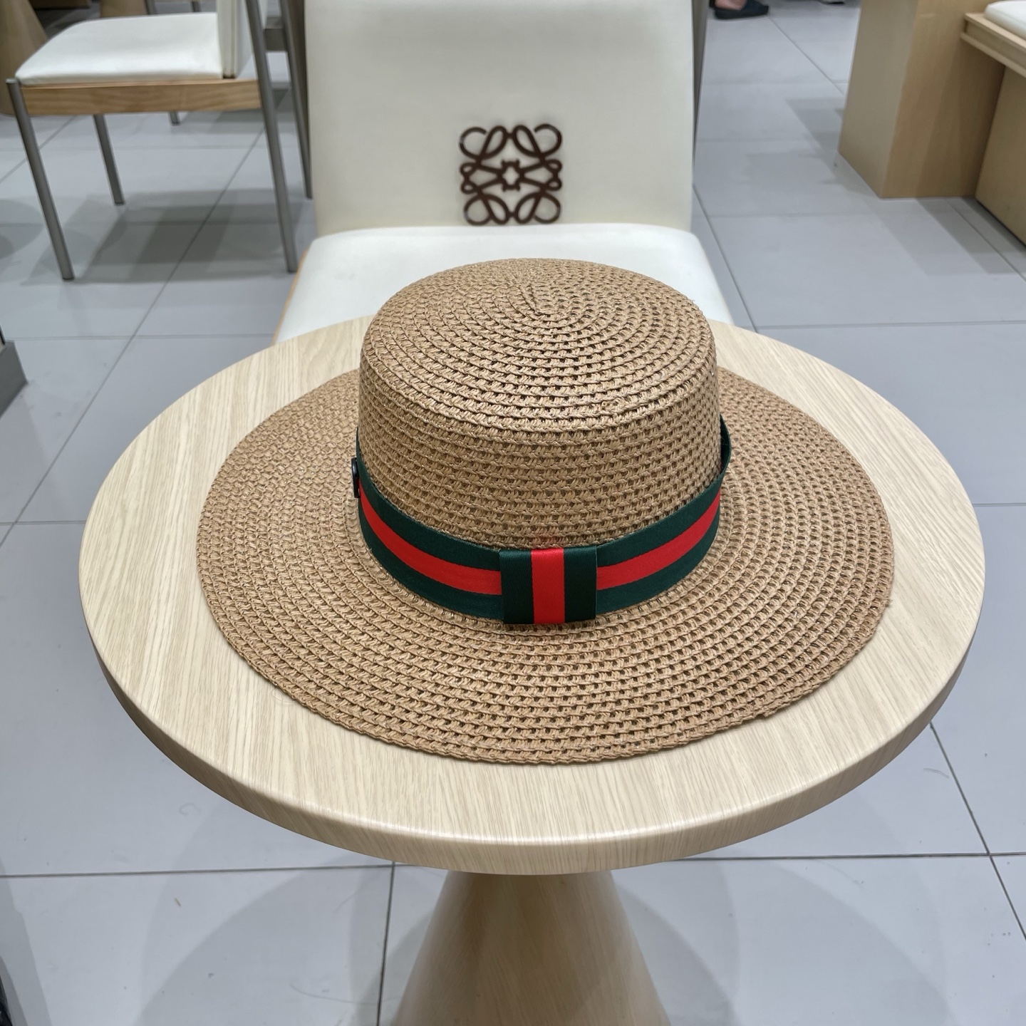   Gucci古奇2025新款草帽，名媛风遮阳帽，，旅游出街必备