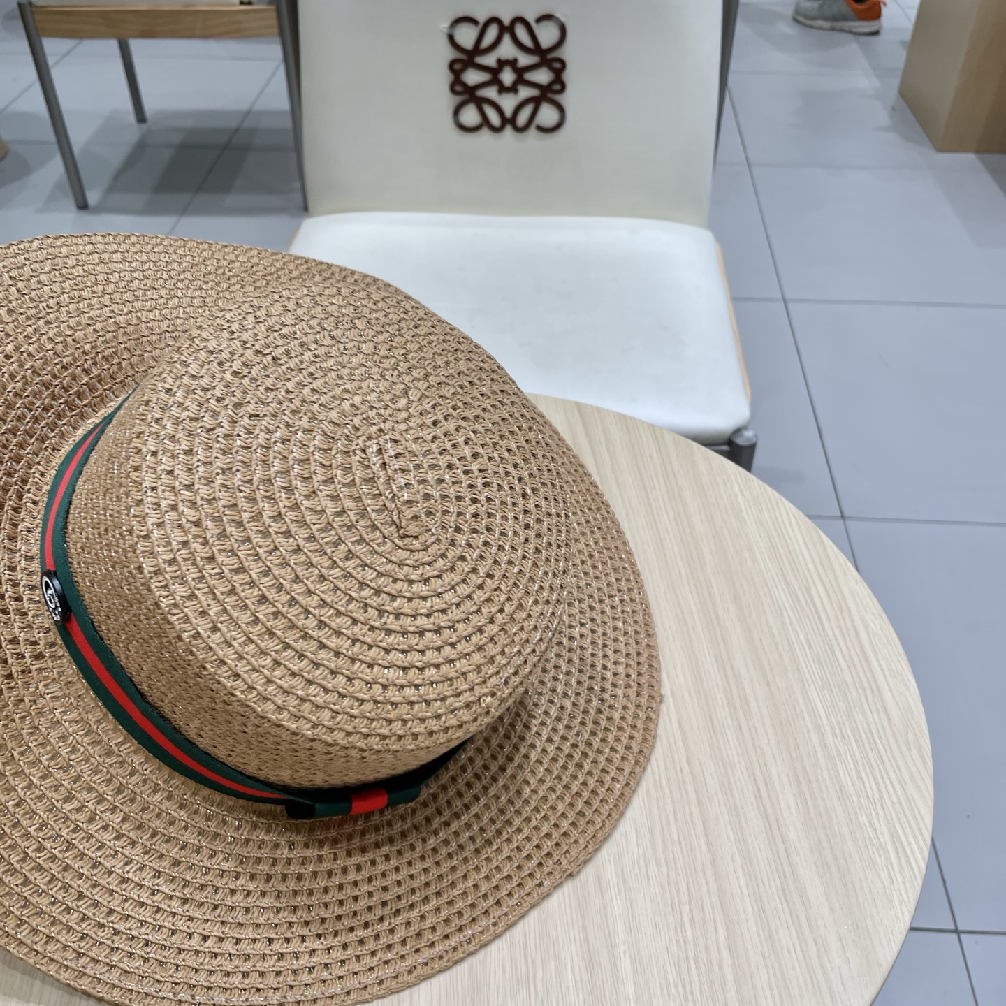   Gucci古奇2025新款草帽，名媛风遮阳帽，，旅游出街必备