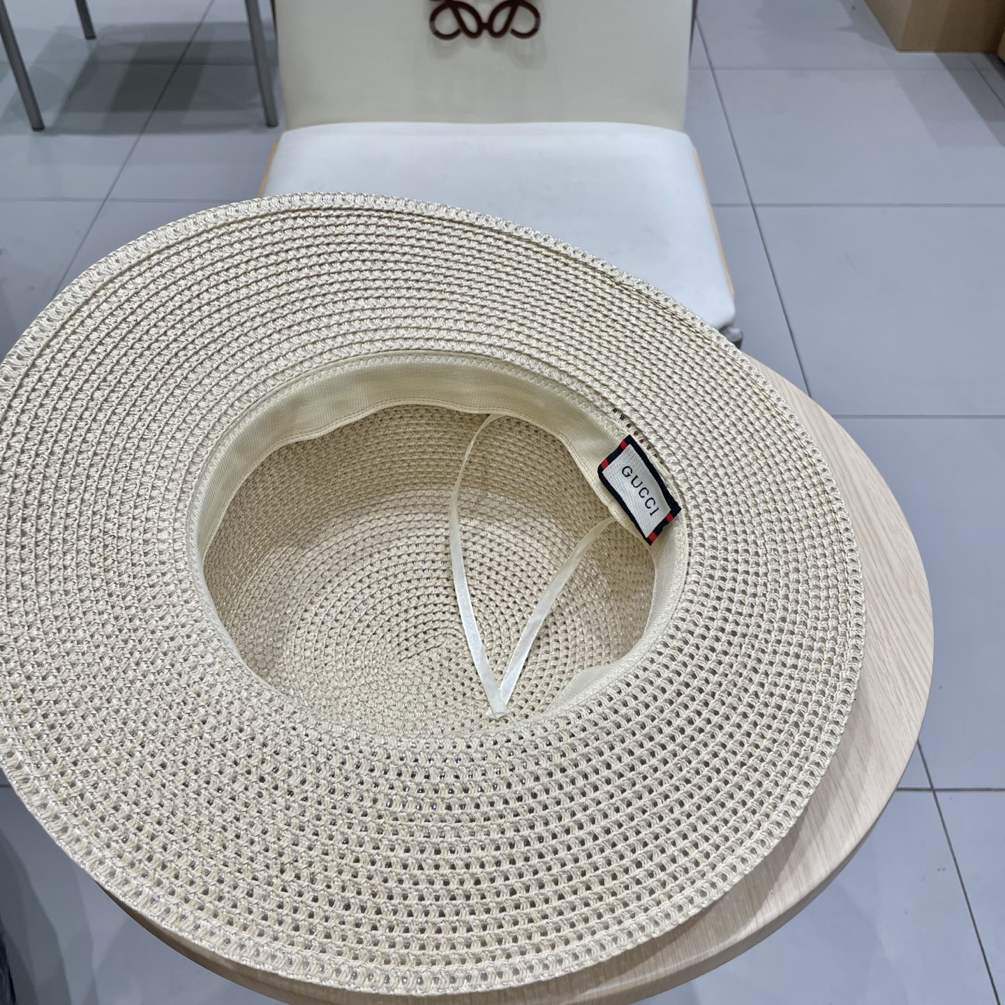   Gucci古奇2025新款草帽，名媛风遮阳帽，，旅游出街必备