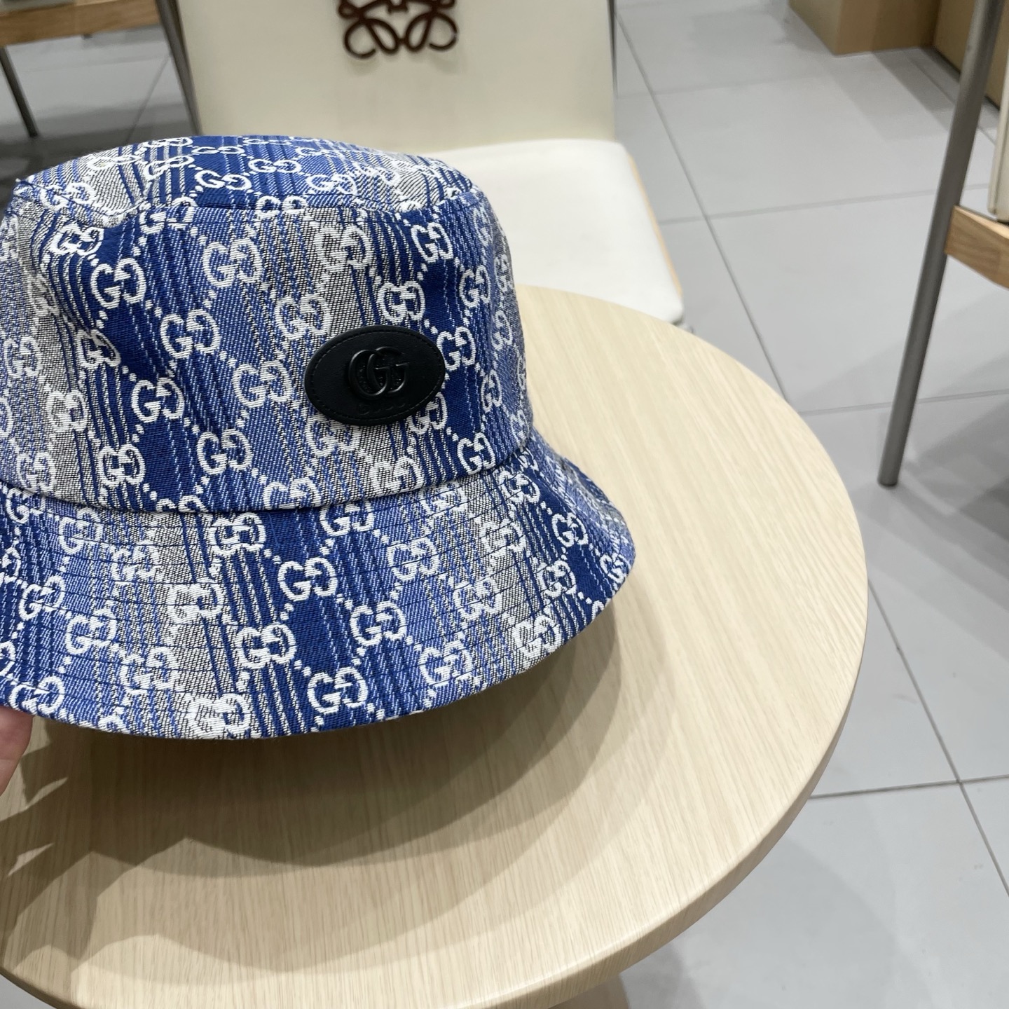  GUCCI古奇 2025专柜新款老子提花款渔夫帽，很潮！休闲运动款，经典制作，超级好搭衣服！