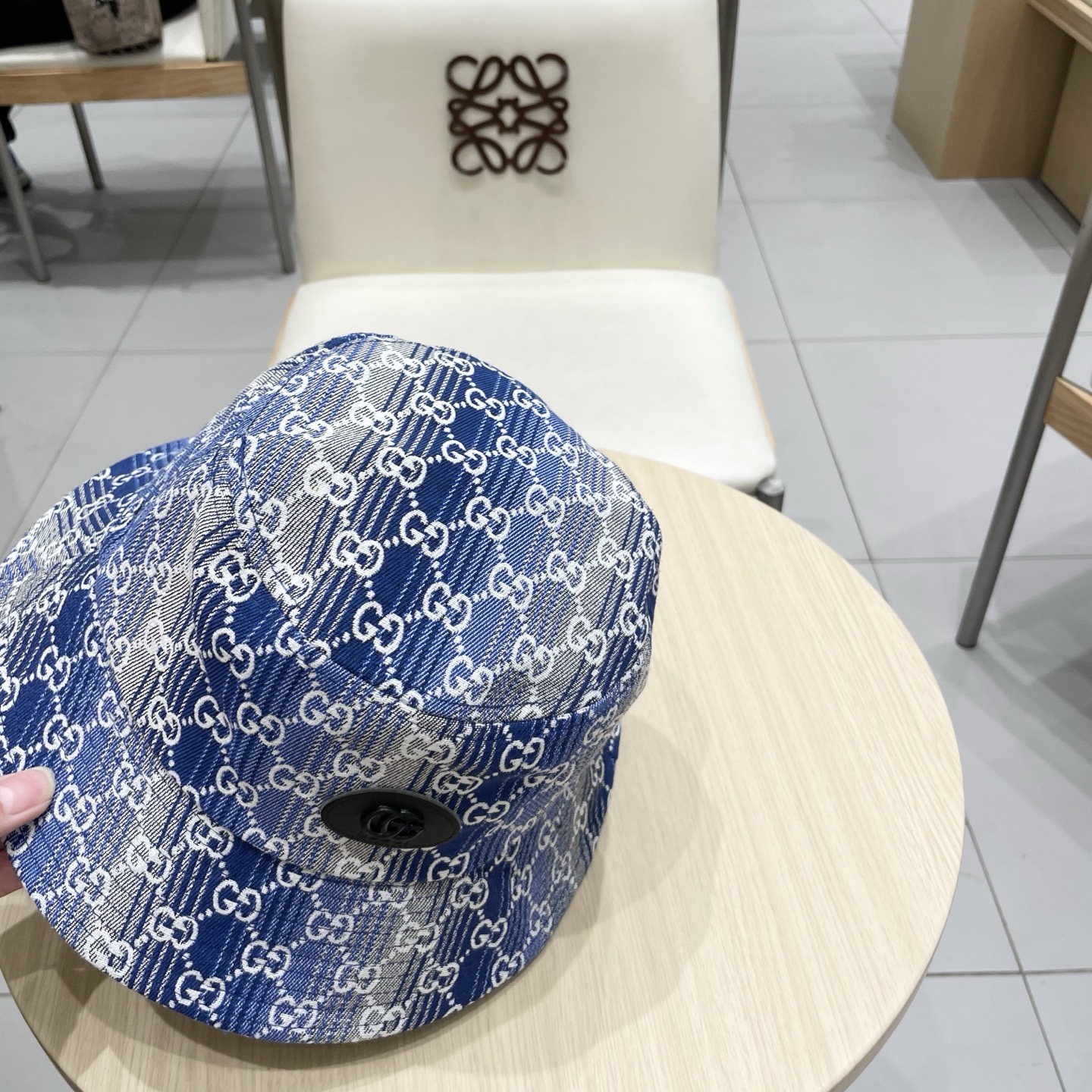  GUCCI古奇 2025专柜新款老子提花款渔夫帽，很潮！休闲运动款，经典制作，超级好搭衣服！