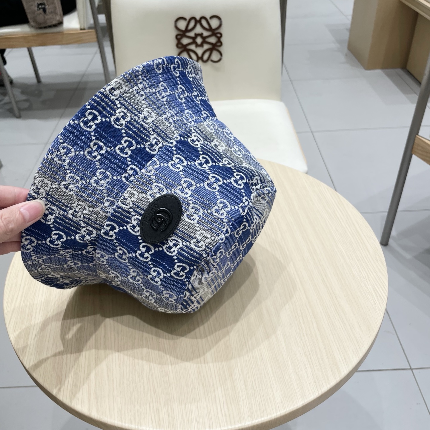  GUCCI古奇 2025专柜新款老子提花款渔夫帽，很潮！休闲运动款，经典制作，超级好搭衣服！