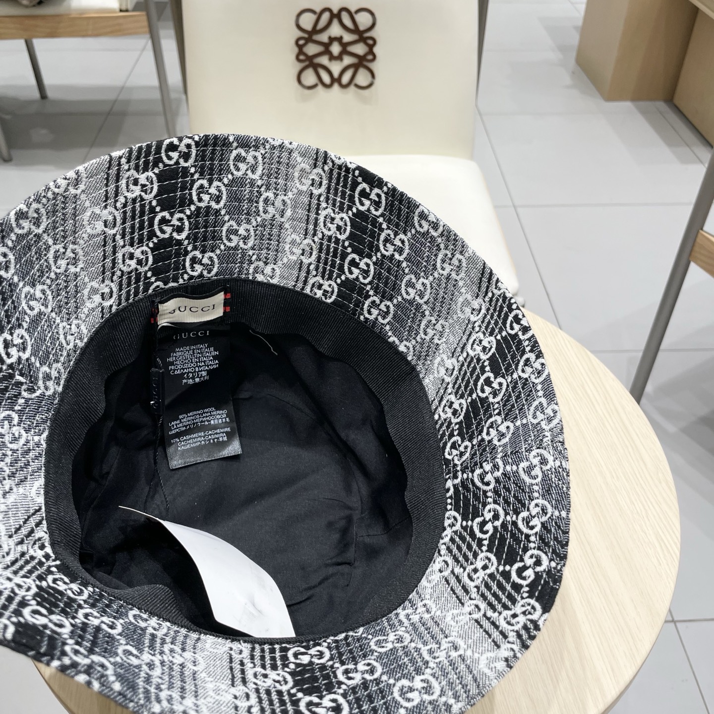  GUCCI古奇 2025专柜新款老子提花款渔夫帽，很潮！休闲运动款，经典制作，超级好搭衣服！