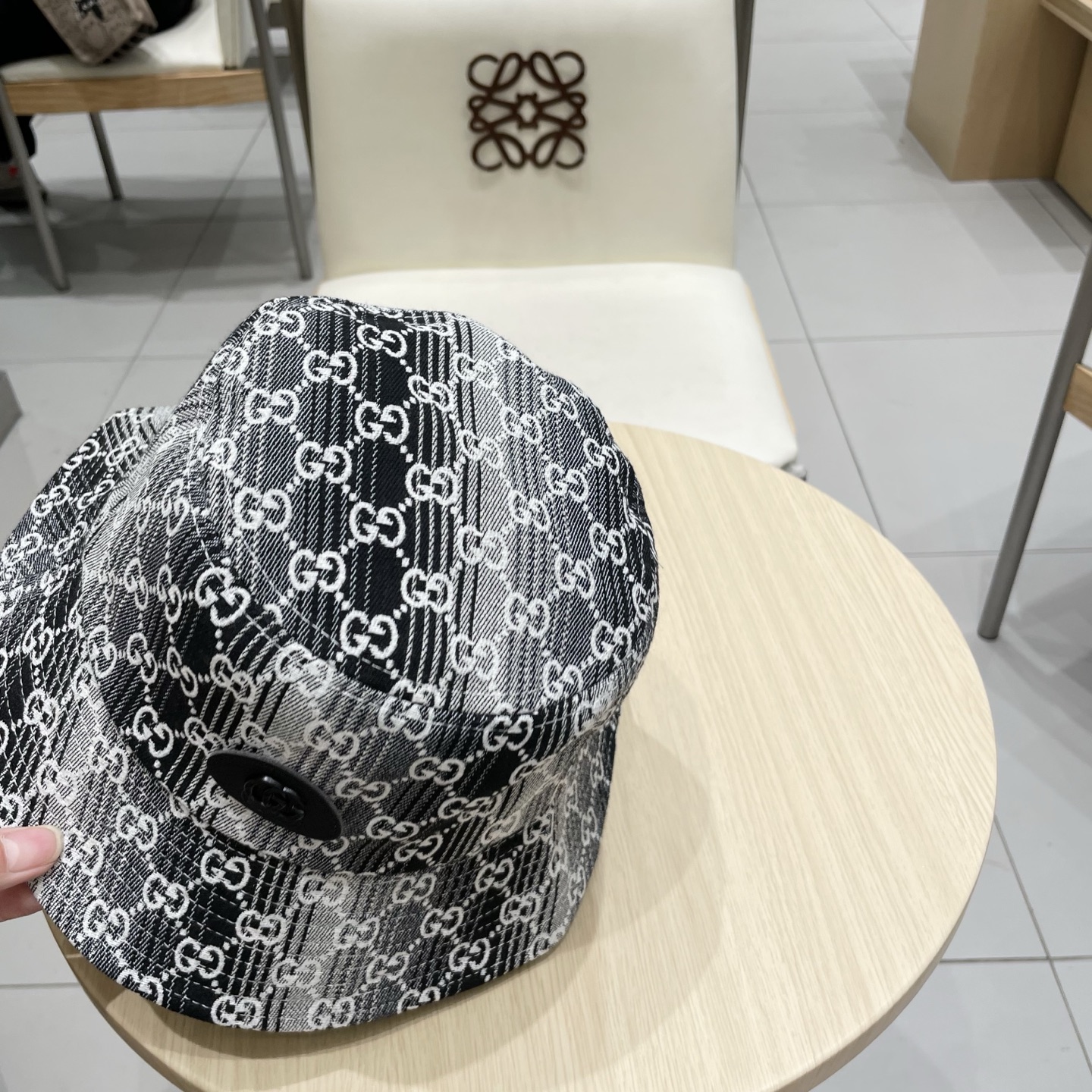  GUCCI古奇 2025专柜新款老子提花款渔夫帽，很潮！休闲运动款，经典制作，超级好搭衣服！