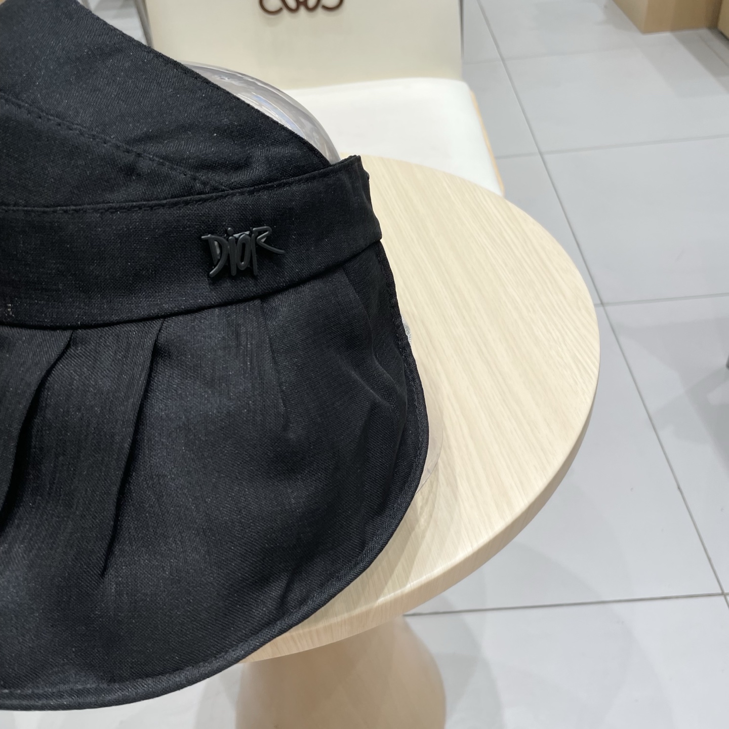  DIOR迪奥可扎马尾遮阳帽夏季网纱轻薄透气渔夫帽户外出游防晒太阳帽子女款 