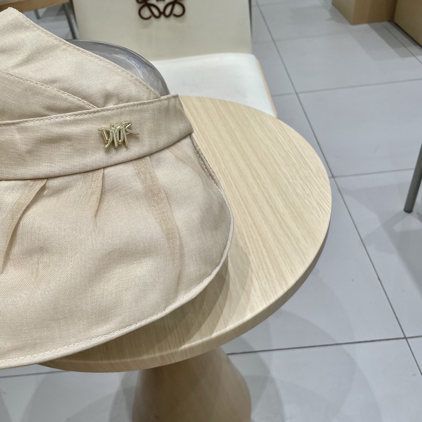  DIOR迪奥可扎马尾遮阳帽夏季网纱轻薄透气渔夫帽户外出游防晒太阳帽子女款