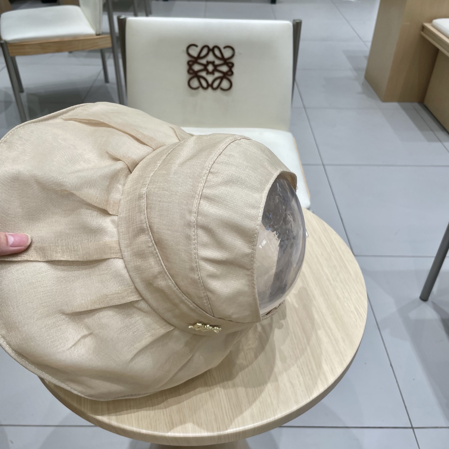  DIOR迪奥可扎马尾遮阳帽夏季网纱轻薄透气渔夫帽户外出游防晒太阳帽子女款