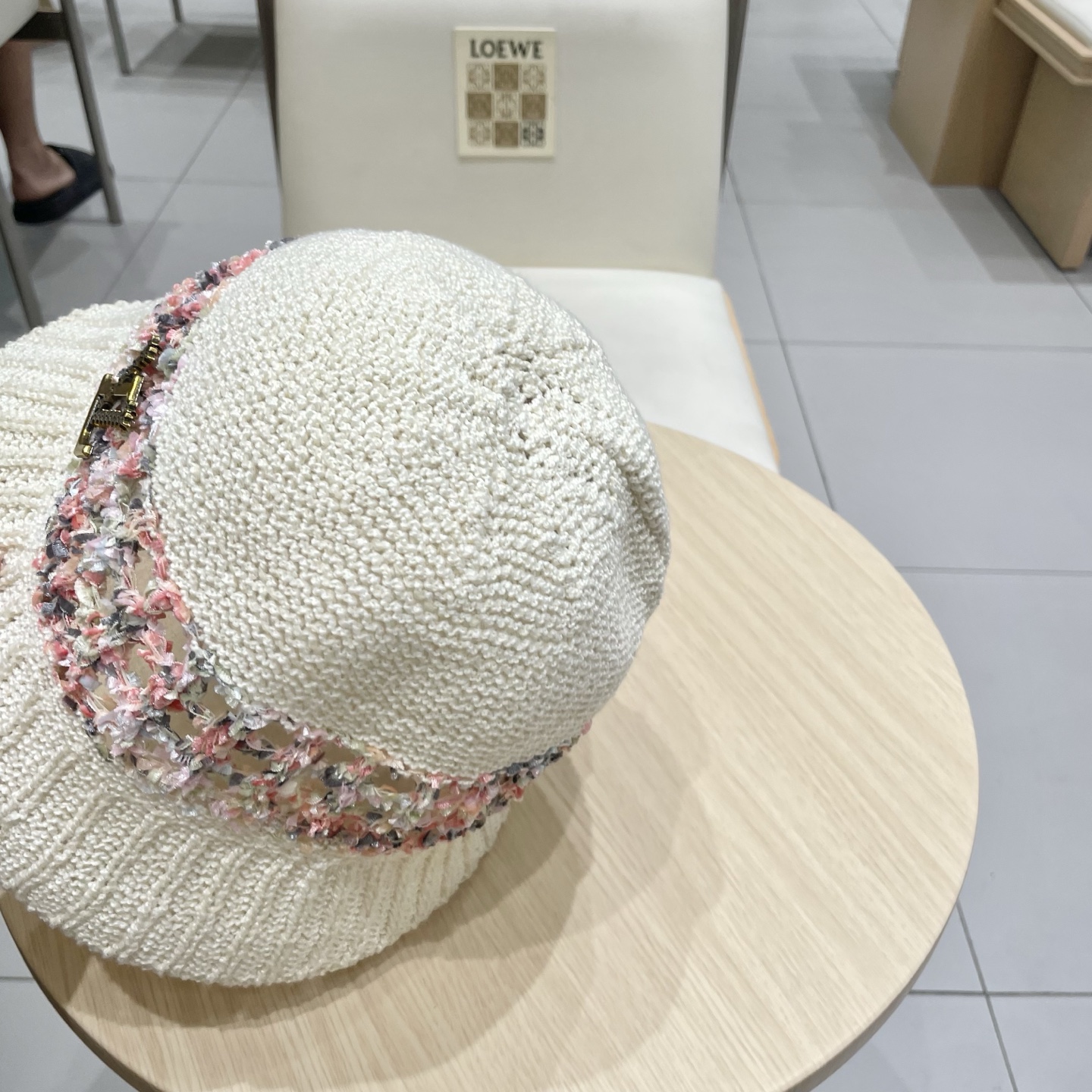  LV路易威登高端潮夏季时尚百搭镂空针织帽子显脸小水桶帽防晒遮阳渔夫盆帽女