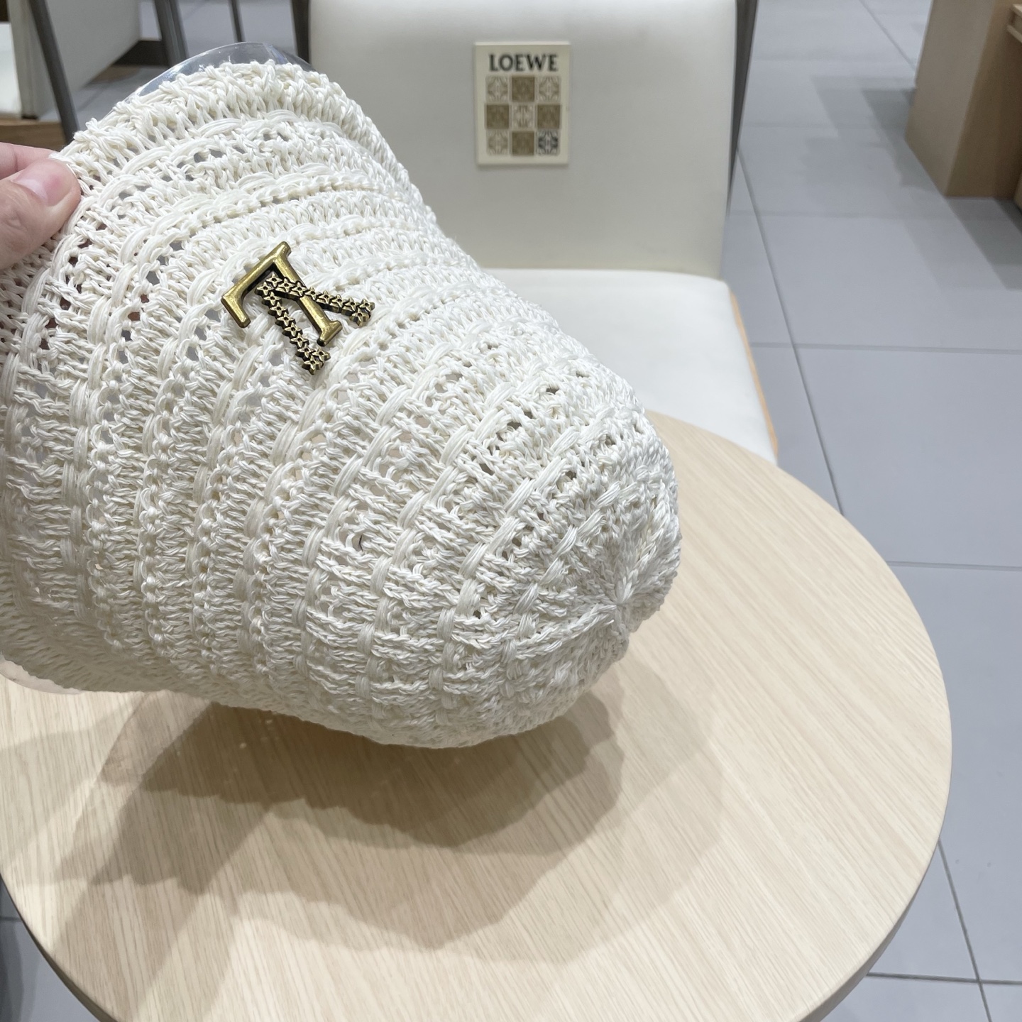  Lv路易威登2025新款韩国水桶帽女蝴蝶结夏季开叉镂空透气渔夫遮阳帽子盆帽潮