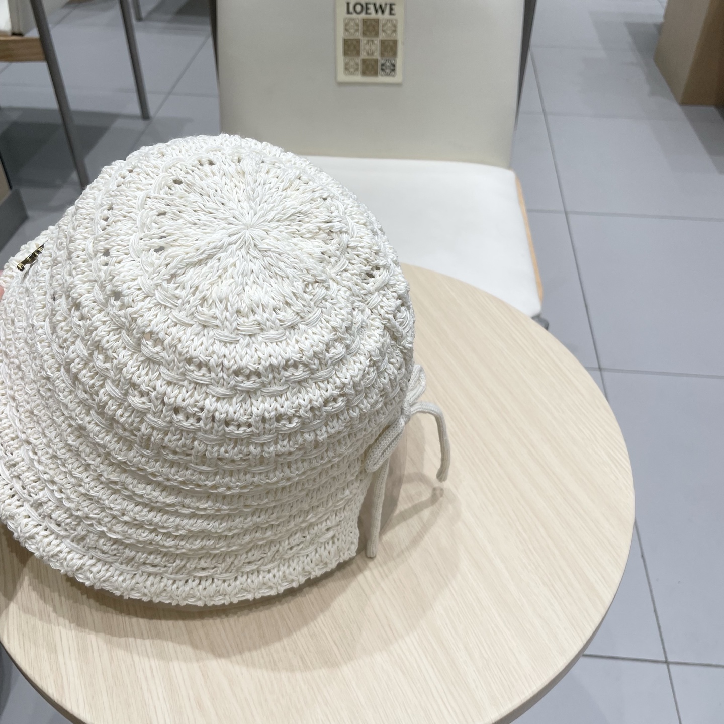  Lv路易威登2025新款韩国水桶帽女蝴蝶结夏季开叉镂空透气渔夫遮阳帽子盆帽潮