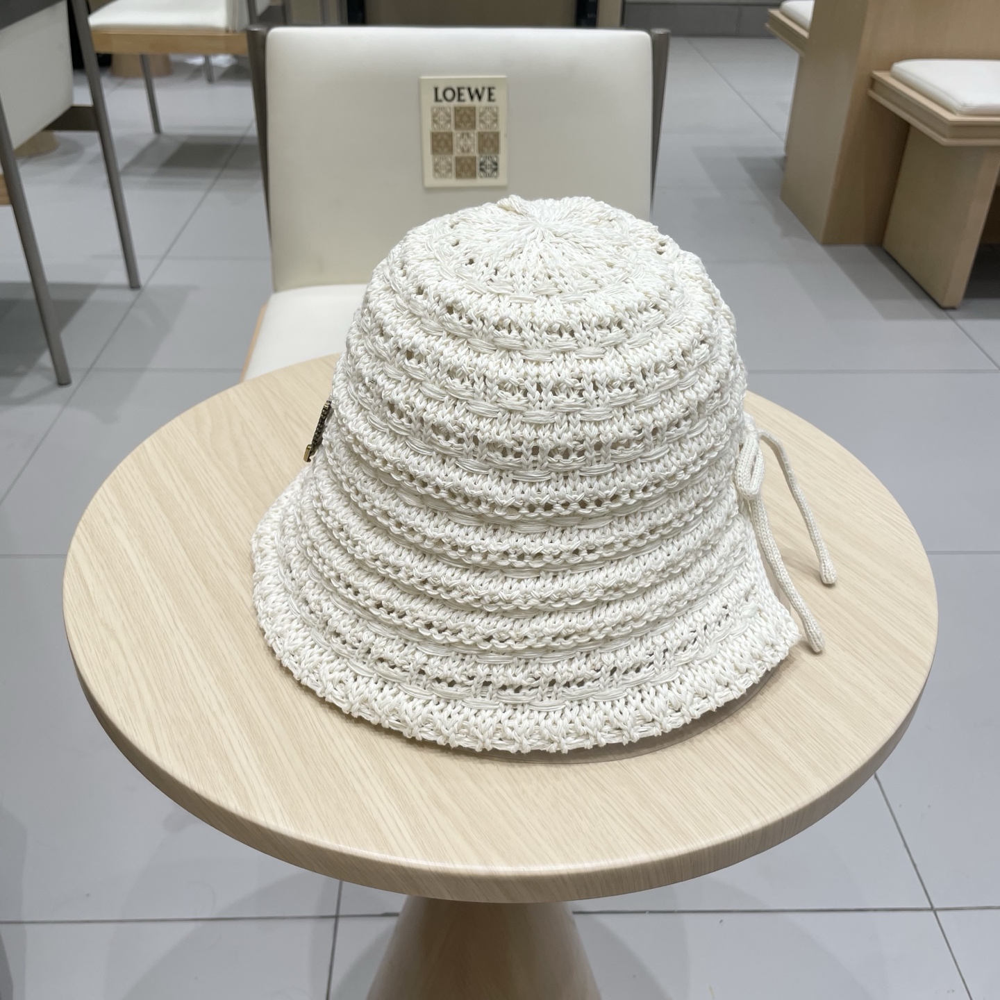  Lv路易威登2025新款韩国水桶帽女蝴蝶结夏季开叉镂空透气渔夫遮阳帽子盆帽潮