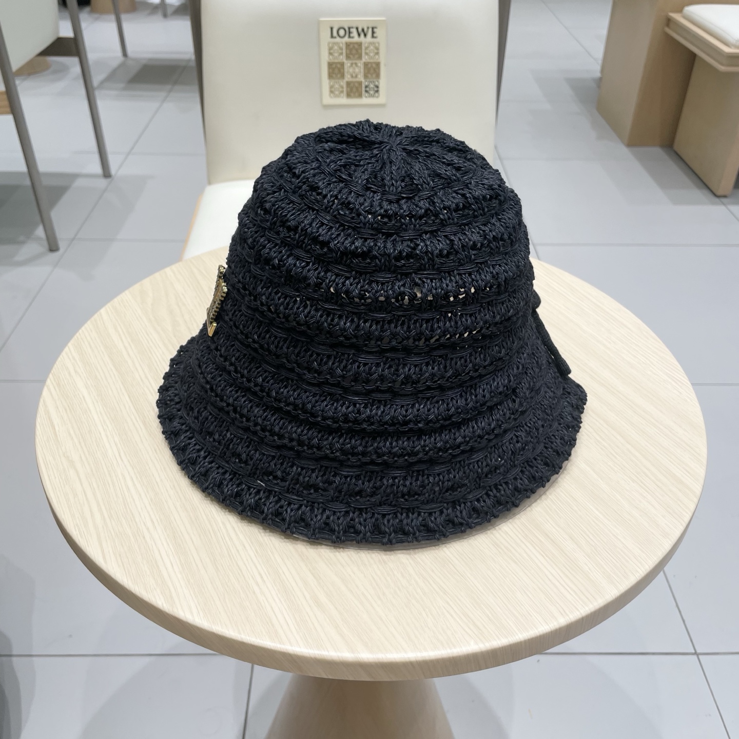  Lv路易威登2025新款韩国水桶帽女蝴蝶结夏季开叉镂空透气渔夫遮阳帽子盆帽潮