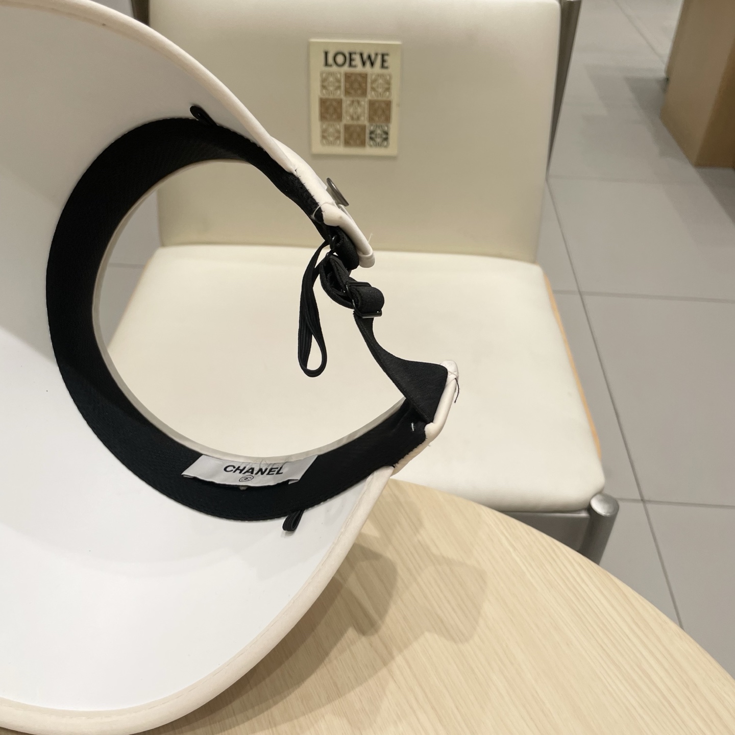 chanel香奈儿晒帽蝴蝶结空顶帽女韩版百搭遮阳帽子女显脸小草帽太阳帽