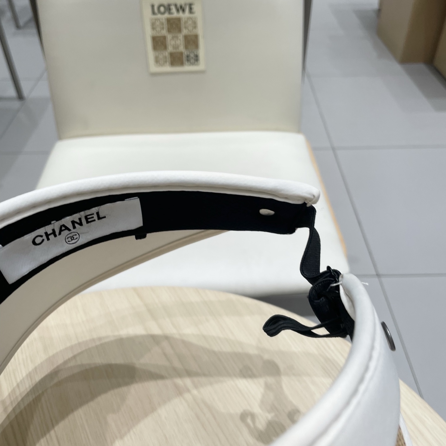 chanel香奈儿晒帽蝴蝶结空顶帽女韩版百搭遮阳帽子女显脸小草帽太阳帽