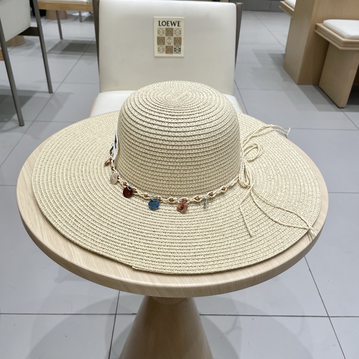  celine塞琳夏季新款草帽子女款户外遮阳海边民族风沙滩帽草编透气防晒太阳帽