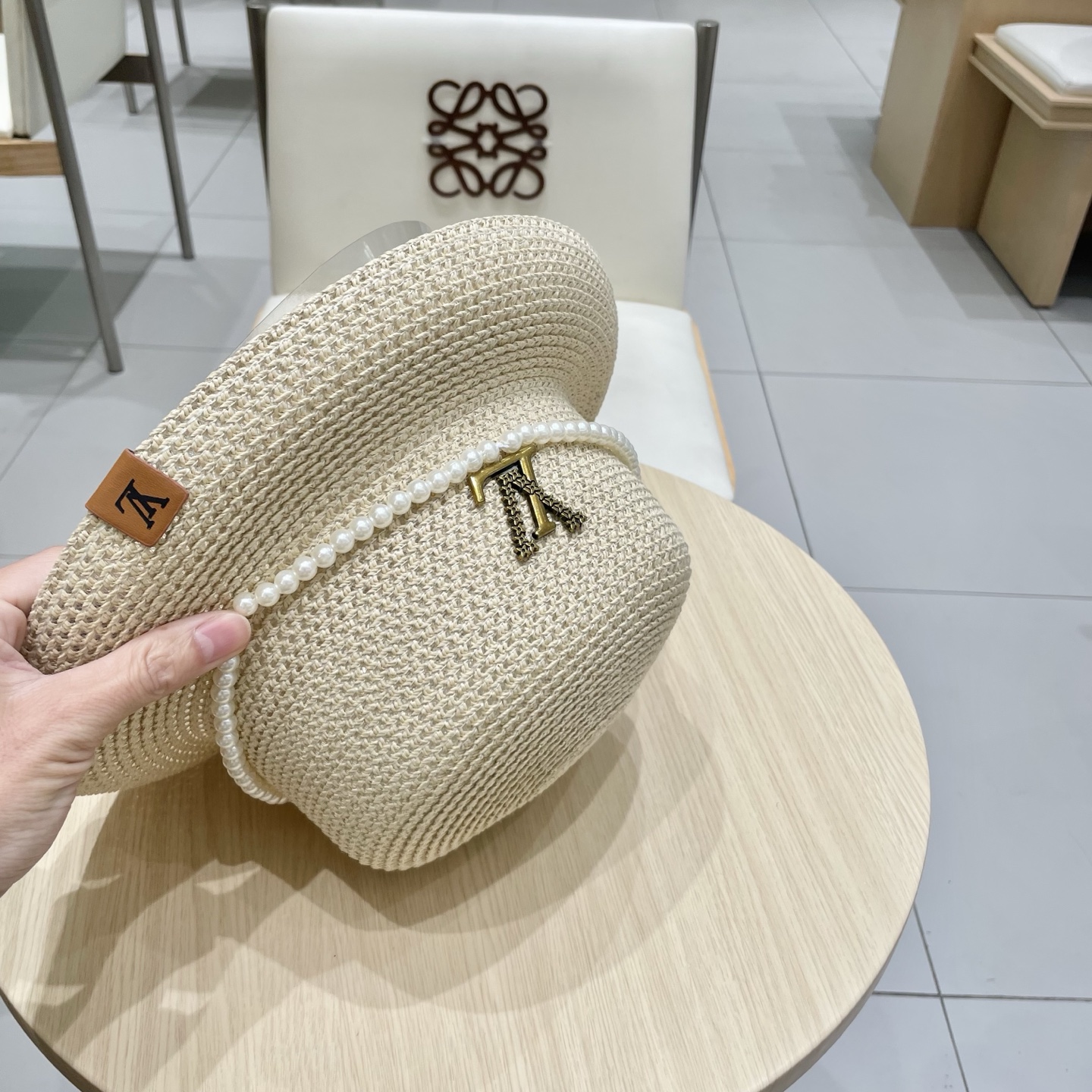  LV新款草帽，镂空设计，旅游必备，头围57cm