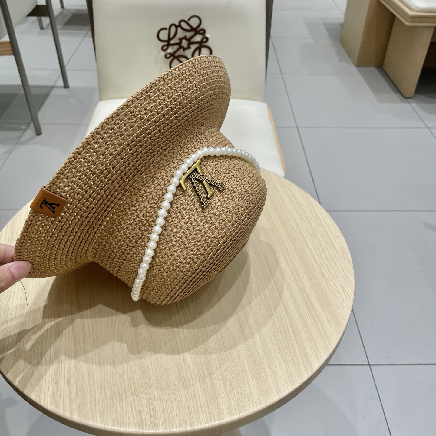  LV新款草帽，镂空设计，旅游必备，头围57cm