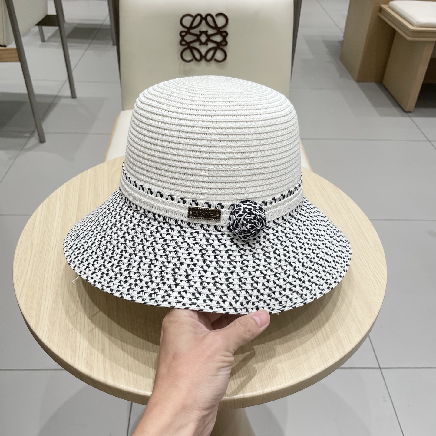  Chanel香奈儿新款草帽，名媛风，头围57cm