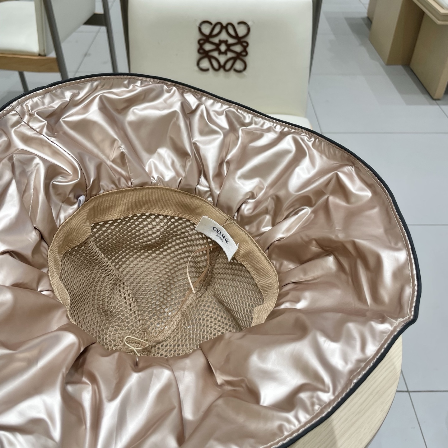  celine塞琳夏季大帽檐太阳帽女2025新款户外旅游遮阳百搭遮脸海边沙滩防晒帽