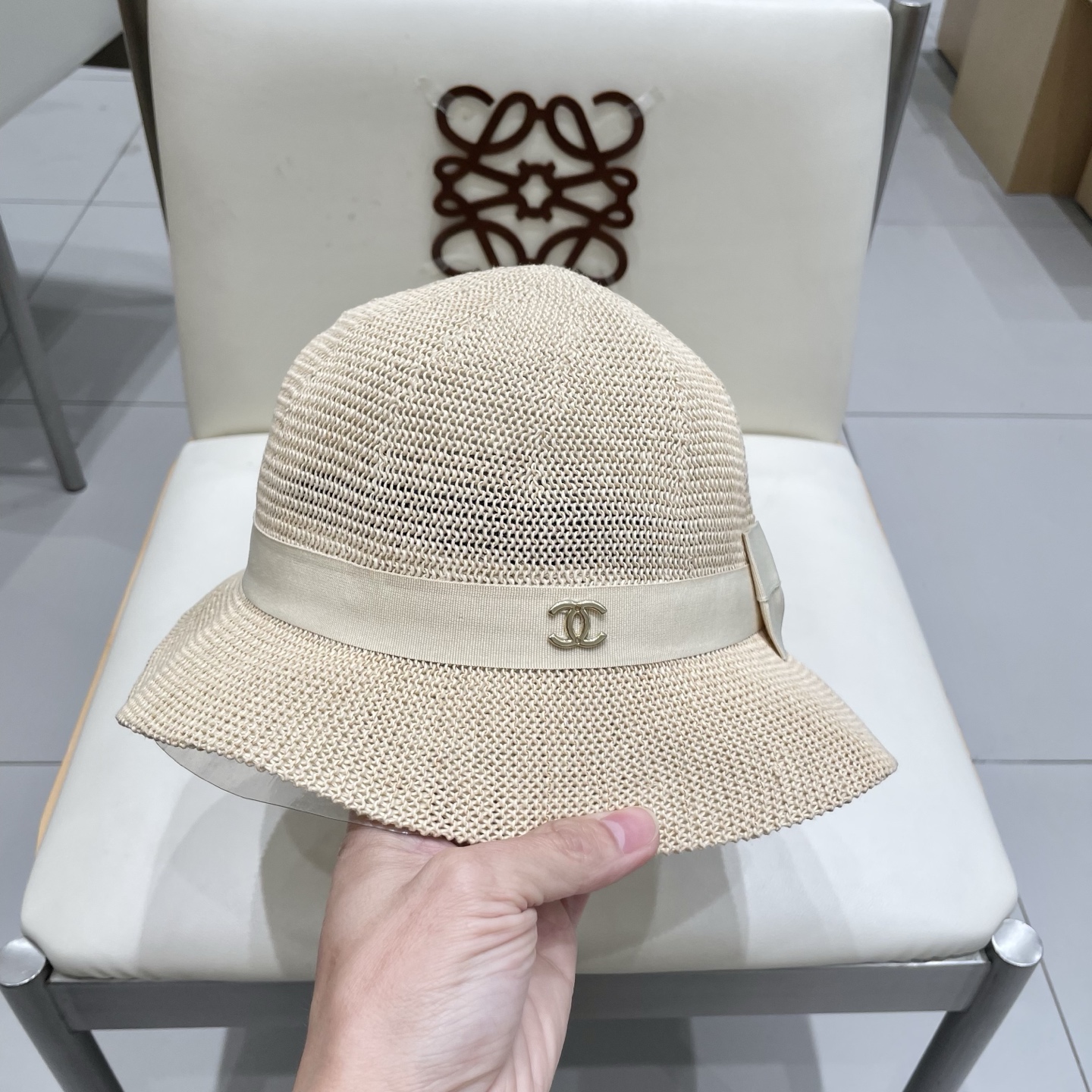  chanel香奈儿太阳帽女款2025新款帽子女春秋小沿渔夫帽女春季遮阳帽