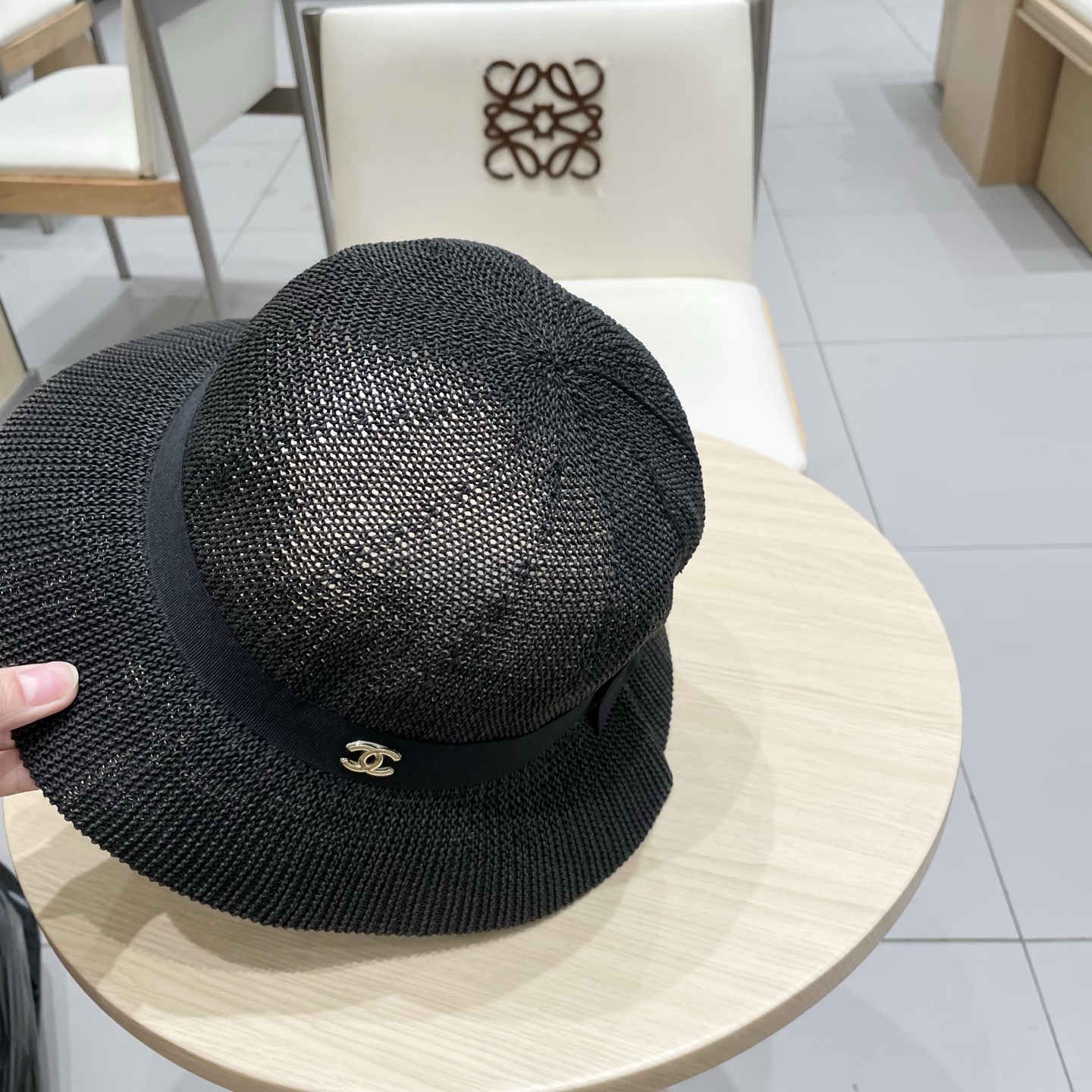  chanel香奈儿太阳帽女款2025新款帽子女春秋小沿渔夫帽女春季遮阳帽
