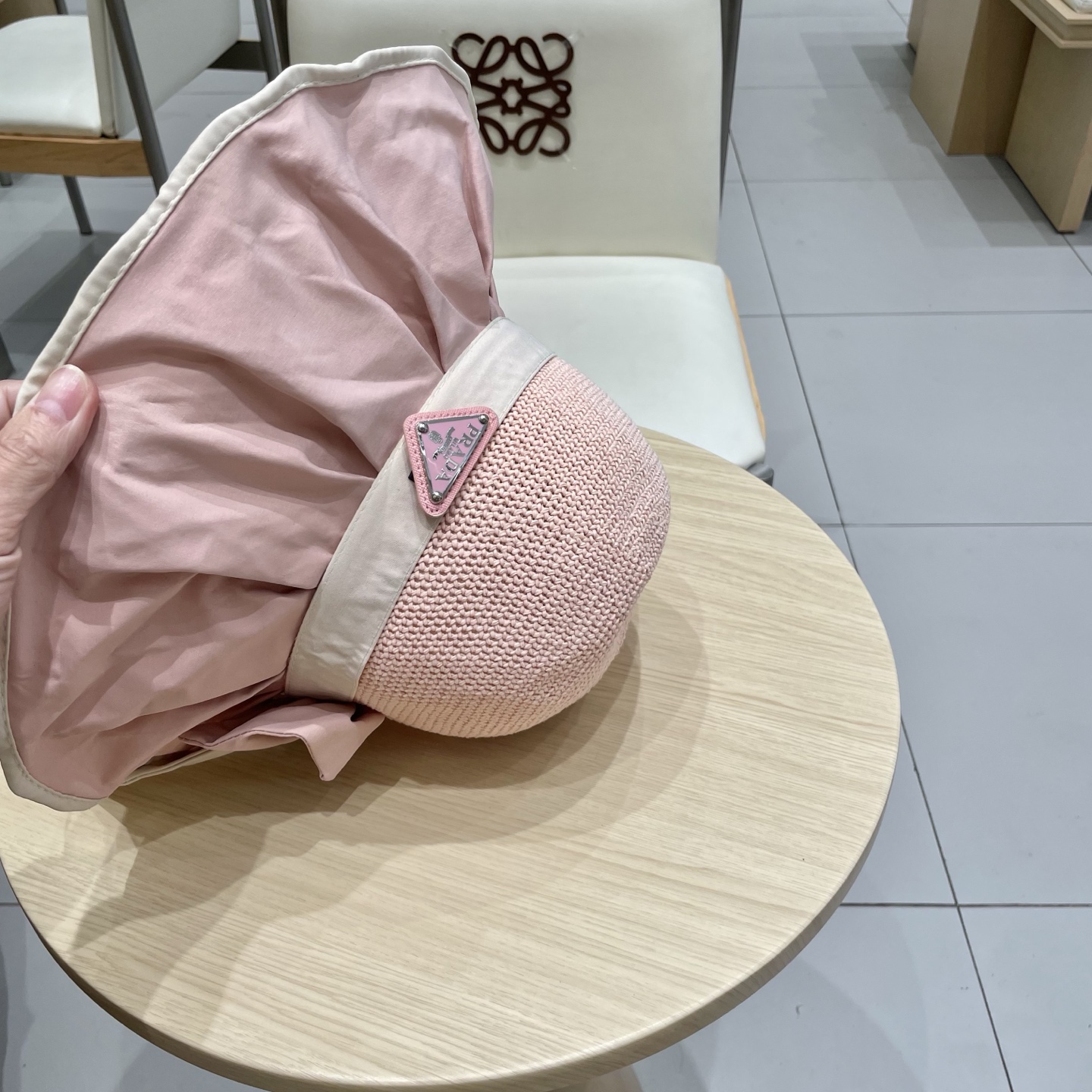 🆕rada普拉达黑胶帽子女款夏季出游防紫外线遮阳防晒帽大檐蝴蝶结渔夫帽太阳帽