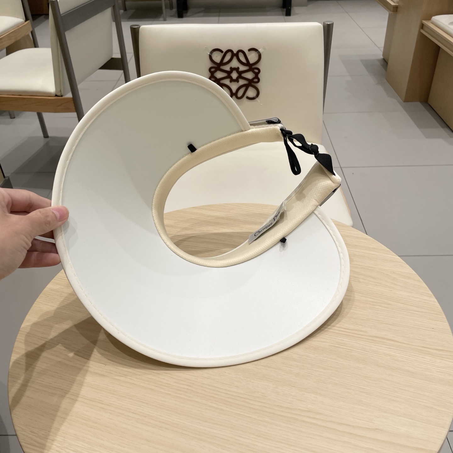  Dior 迪奥草帽空顶遮阳帽，官方款，可调节