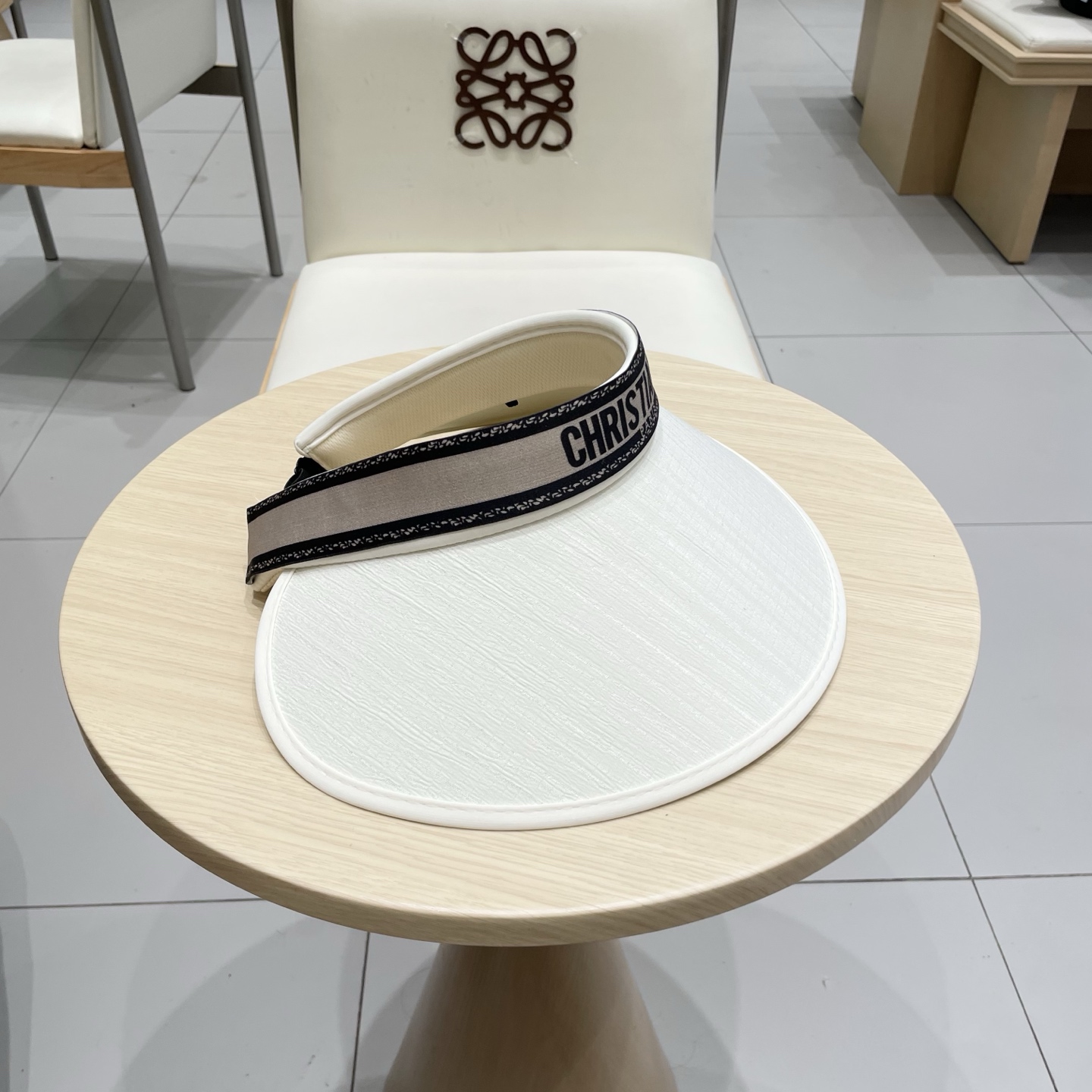  Dior 迪奥草帽空顶遮阳帽，官方款，可调节