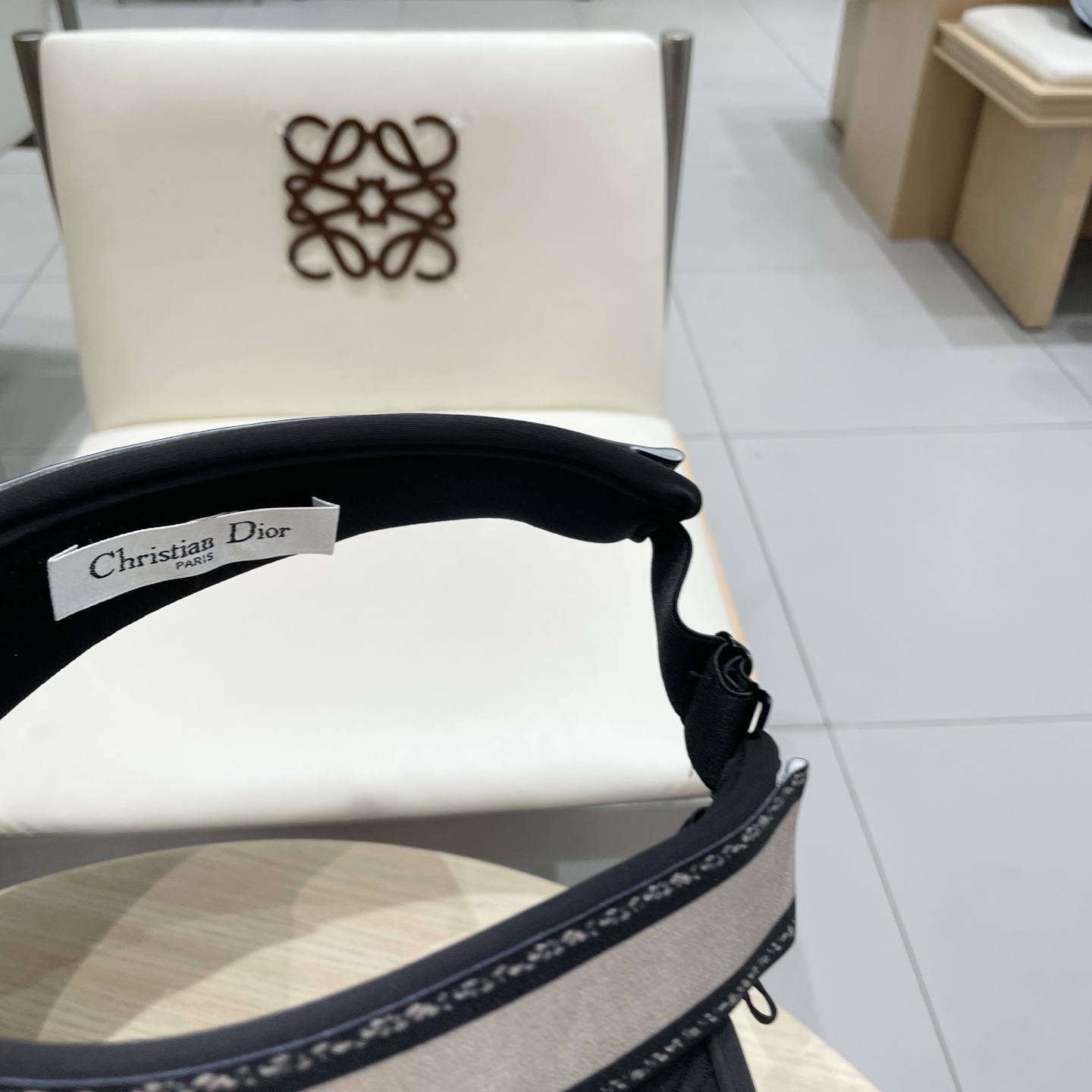  Dior 迪奥草帽空顶遮阳帽，官方款，可调节