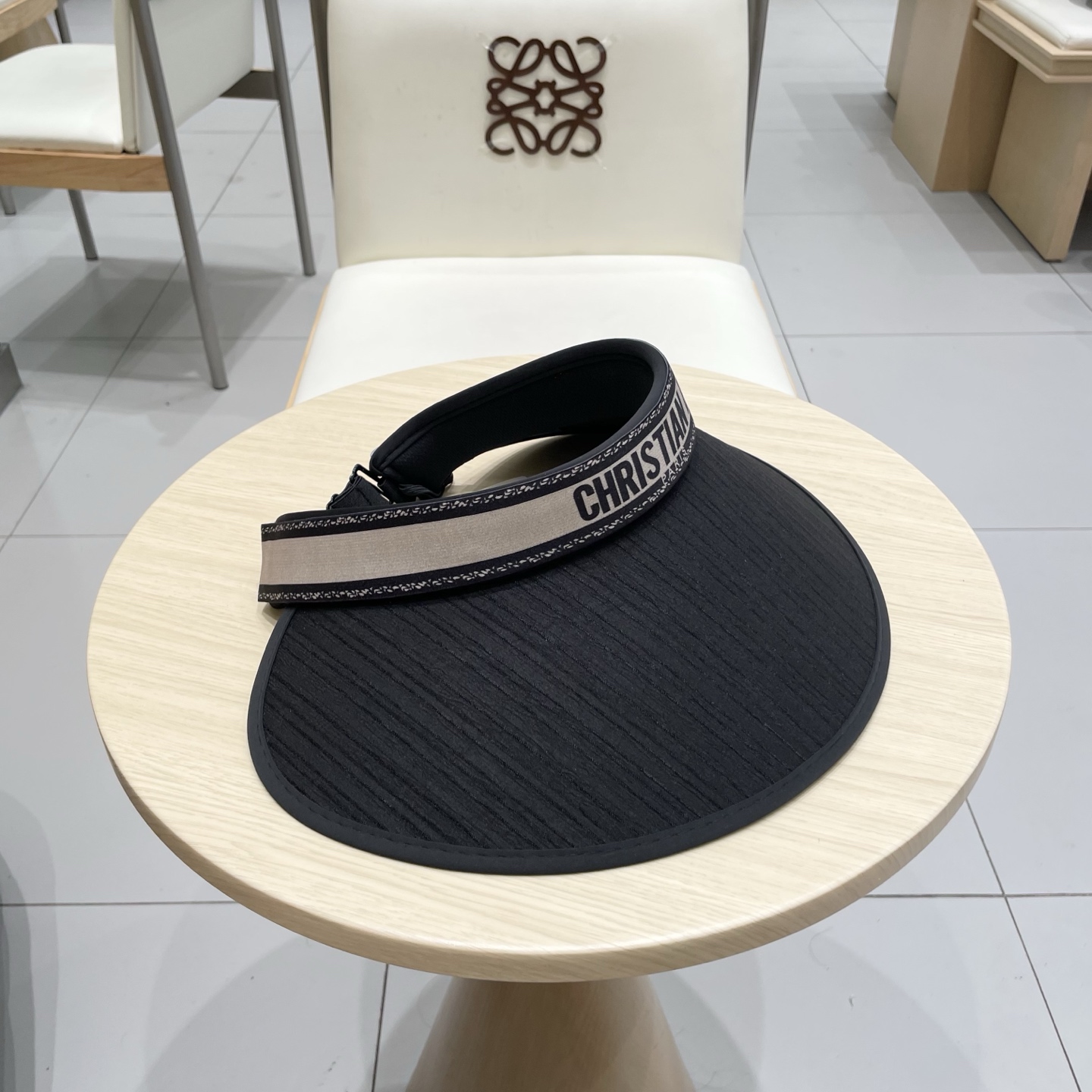  Dior 迪奥草帽空顶遮阳帽，官方款，可调节