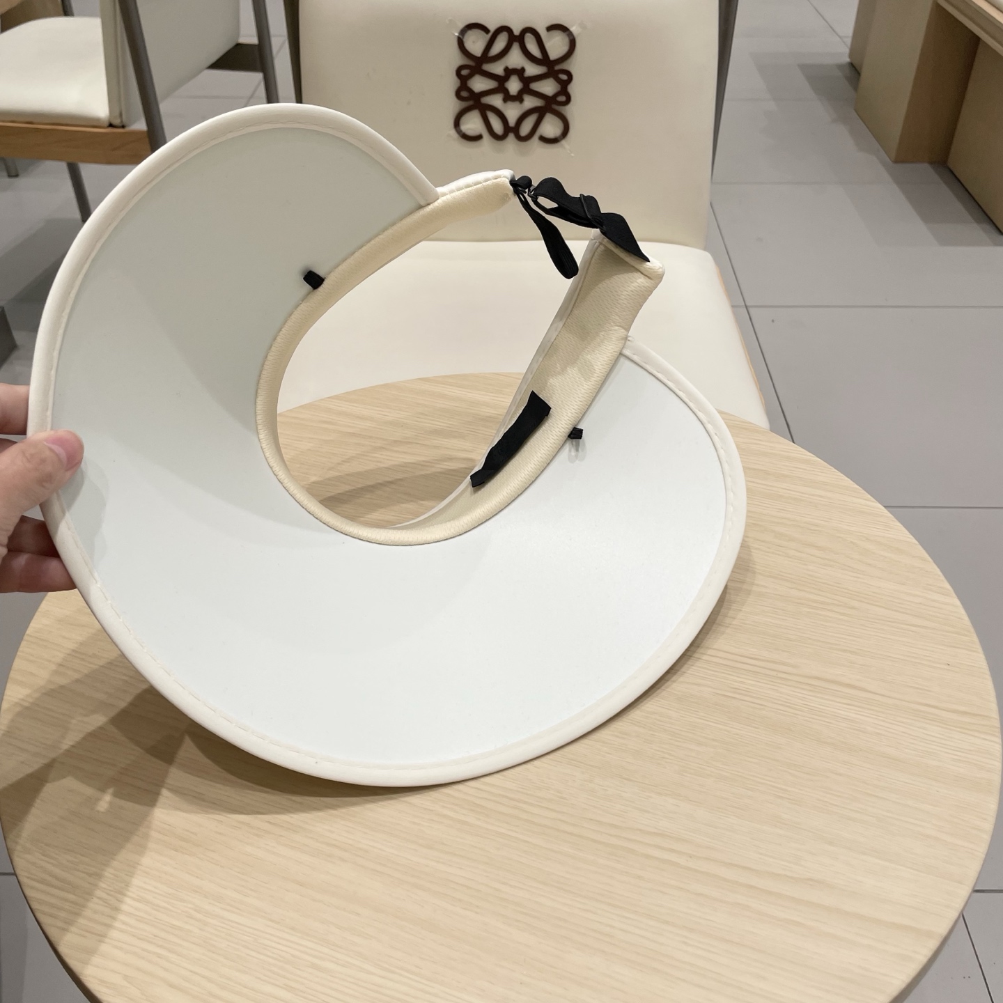 普拉达Prada草帽空顶遮阳帽，官方款，可调节