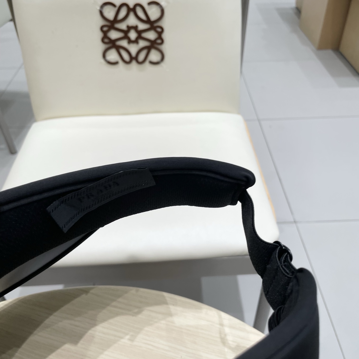 普拉达Prada草帽空顶遮阳帽，官方款，可调节