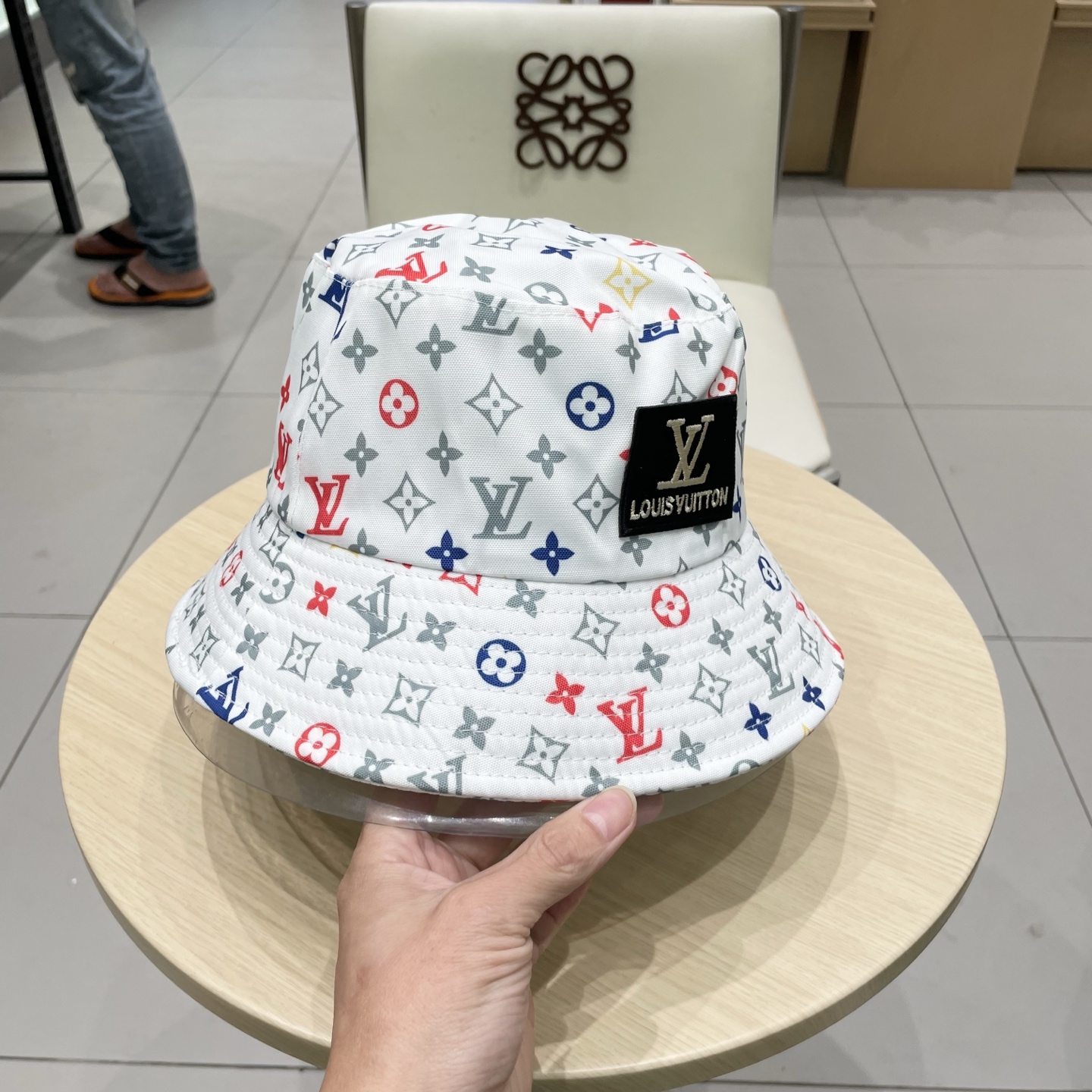 LV路易威登春夏款渔夫帽、头围57cm 男女通用