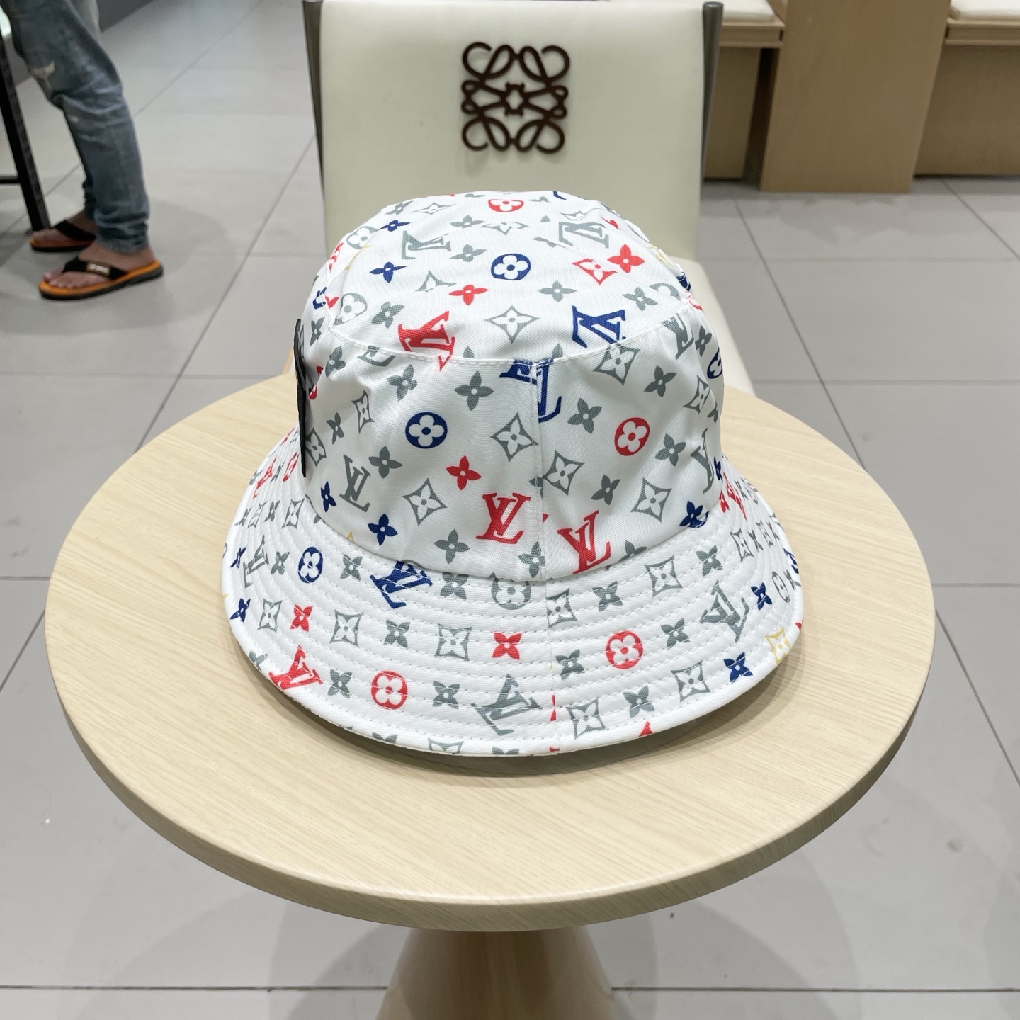 LV路易威登春夏款渔夫帽、头围57cm 男女通用