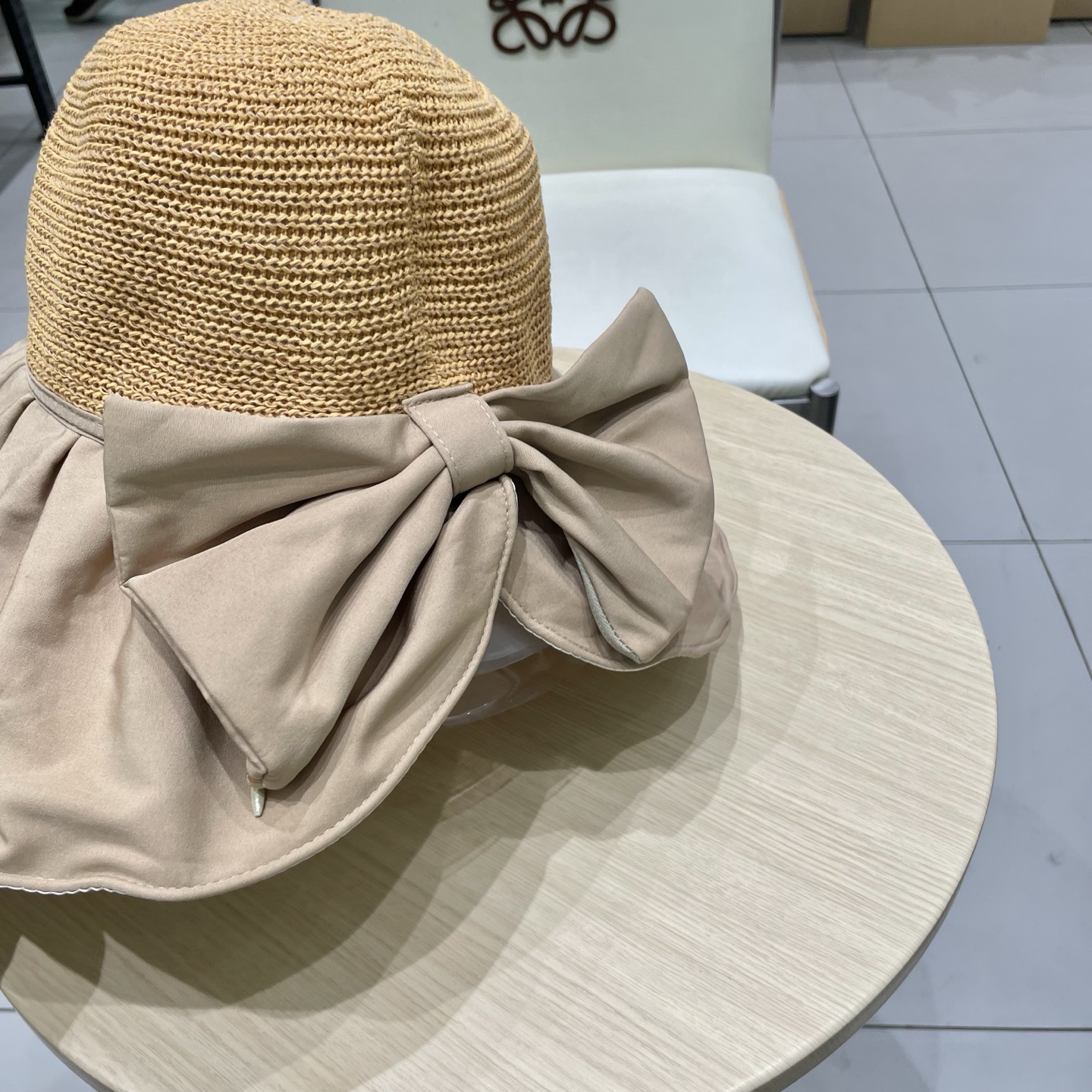 🧢路易威登LouisVuitton😍黑胶大檐防晒遮阳帽女夏季太阳遮脸防紫外线蝴蝶结大头围渔夫帽子