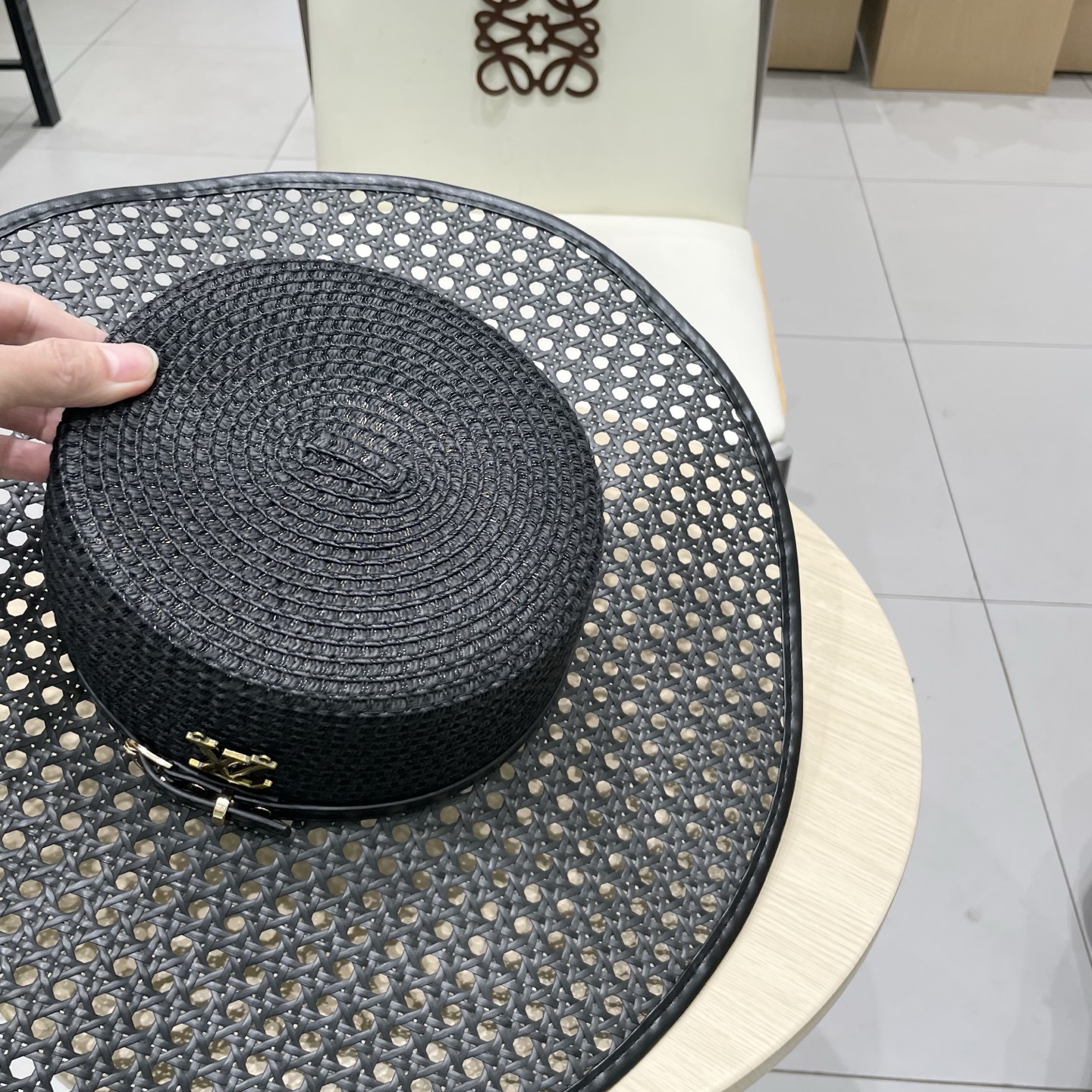  LV新款草帽，镂空设计，旅游必备，头围57cm