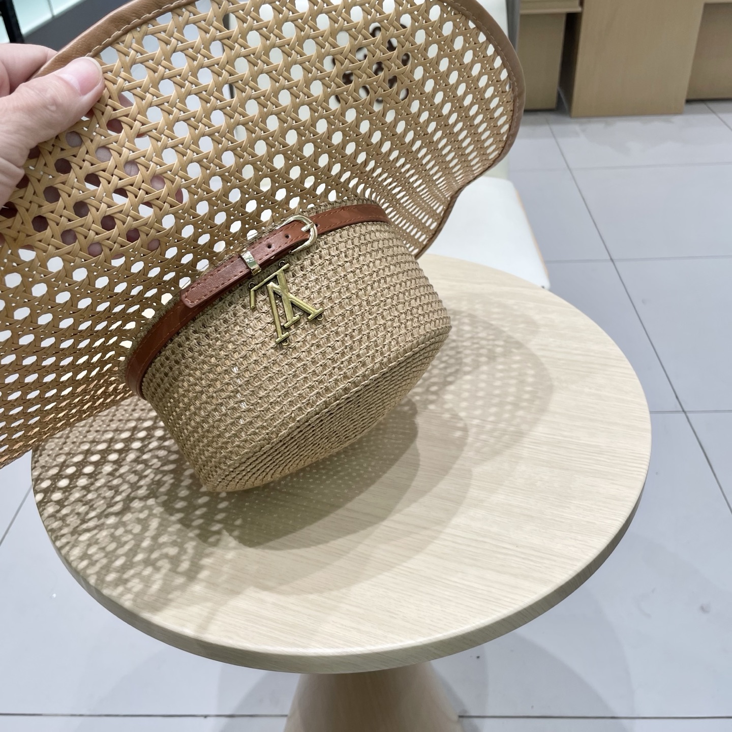  LV新款草帽，镂空设计，旅游必备，头围57cm