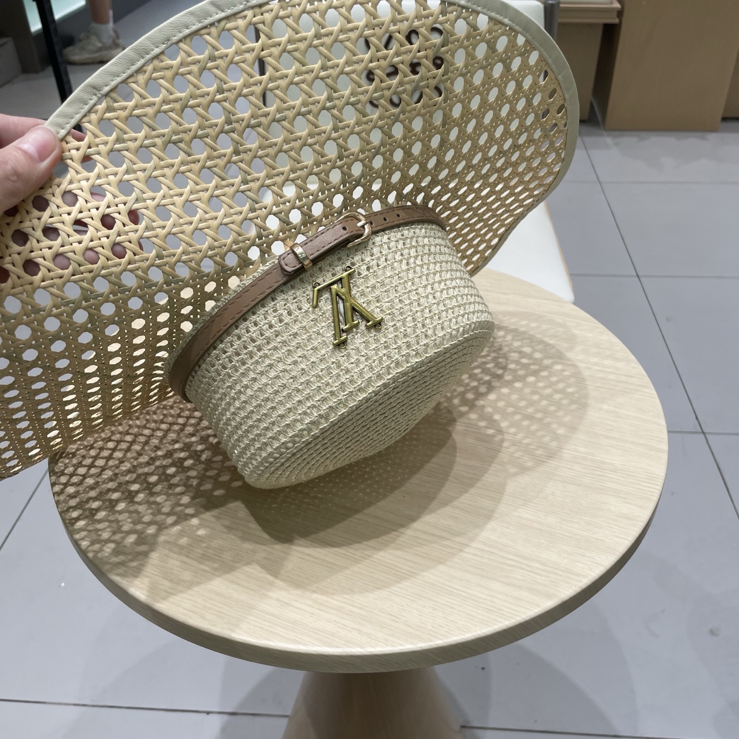  LV新款草帽，镂空设计，旅游必备，头围57cm