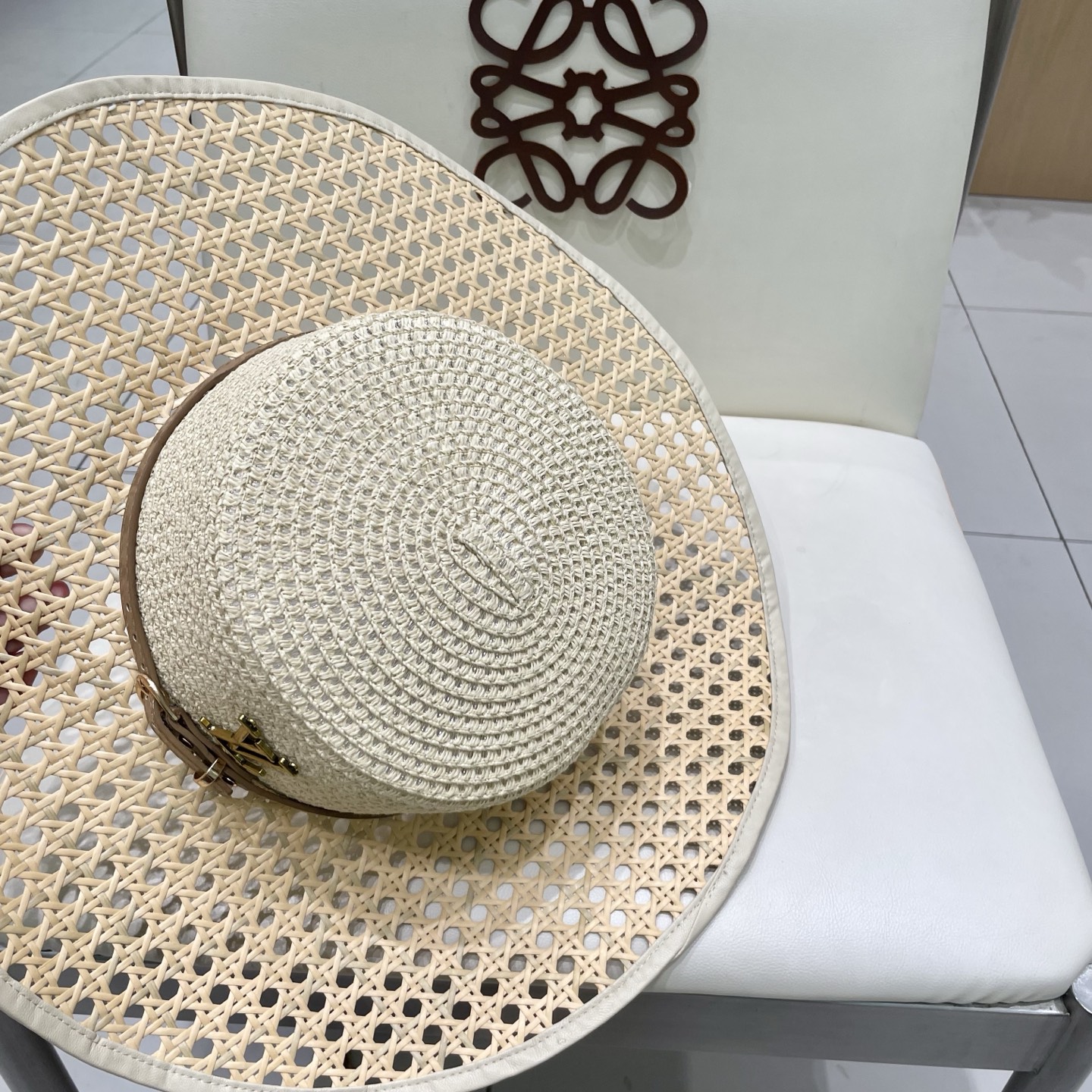  LV新款草帽，镂空设计，旅游必备，头围57cm