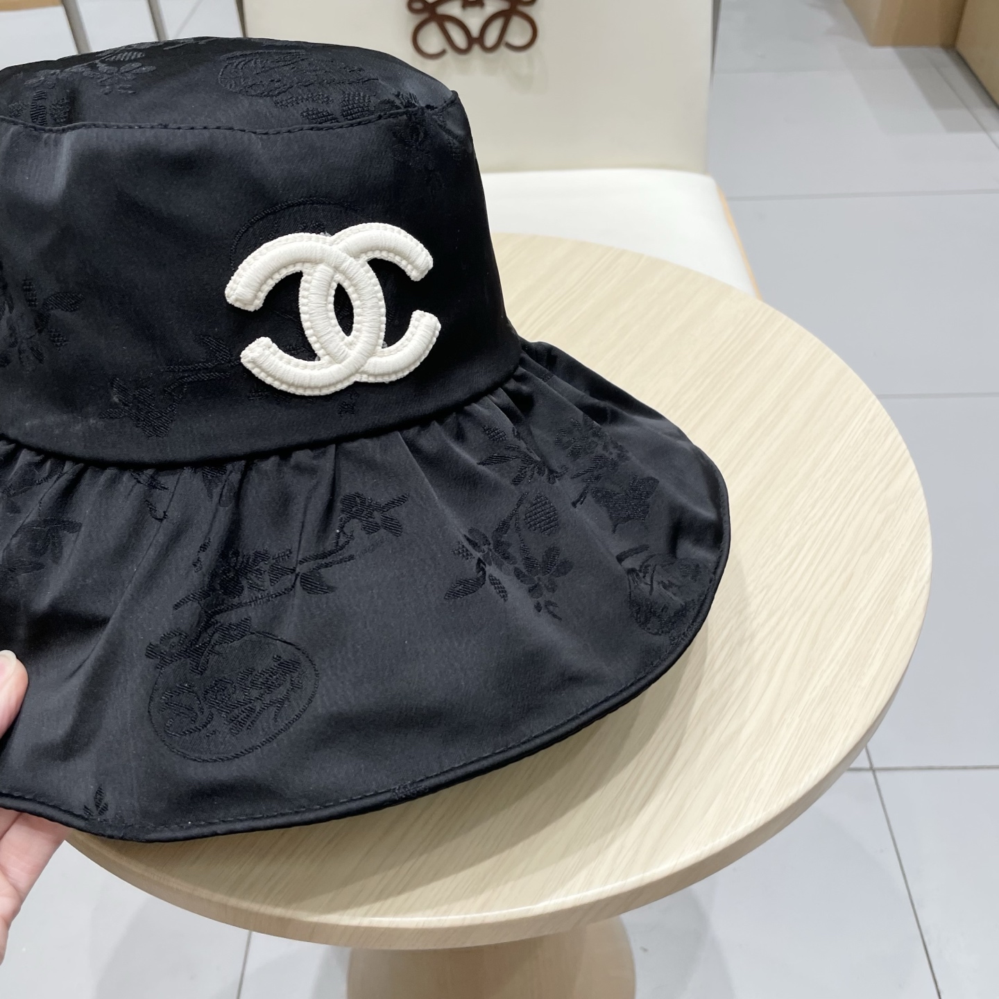  chanel香奈儿中国风帽子女夏季防晒渔夫帽日系小香风防紫外线遮阳大帽檐太阳帽