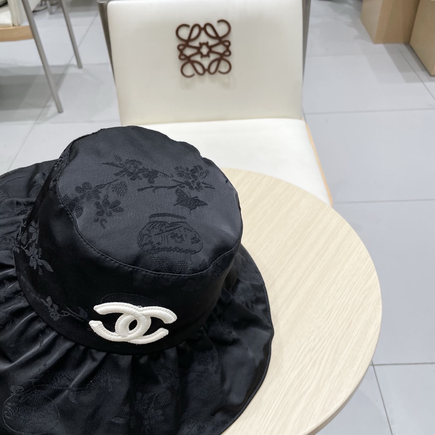  chanel香奈儿中国风帽子女夏季防晒渔夫帽日系小香风防紫外线遮阳大帽檐太阳帽