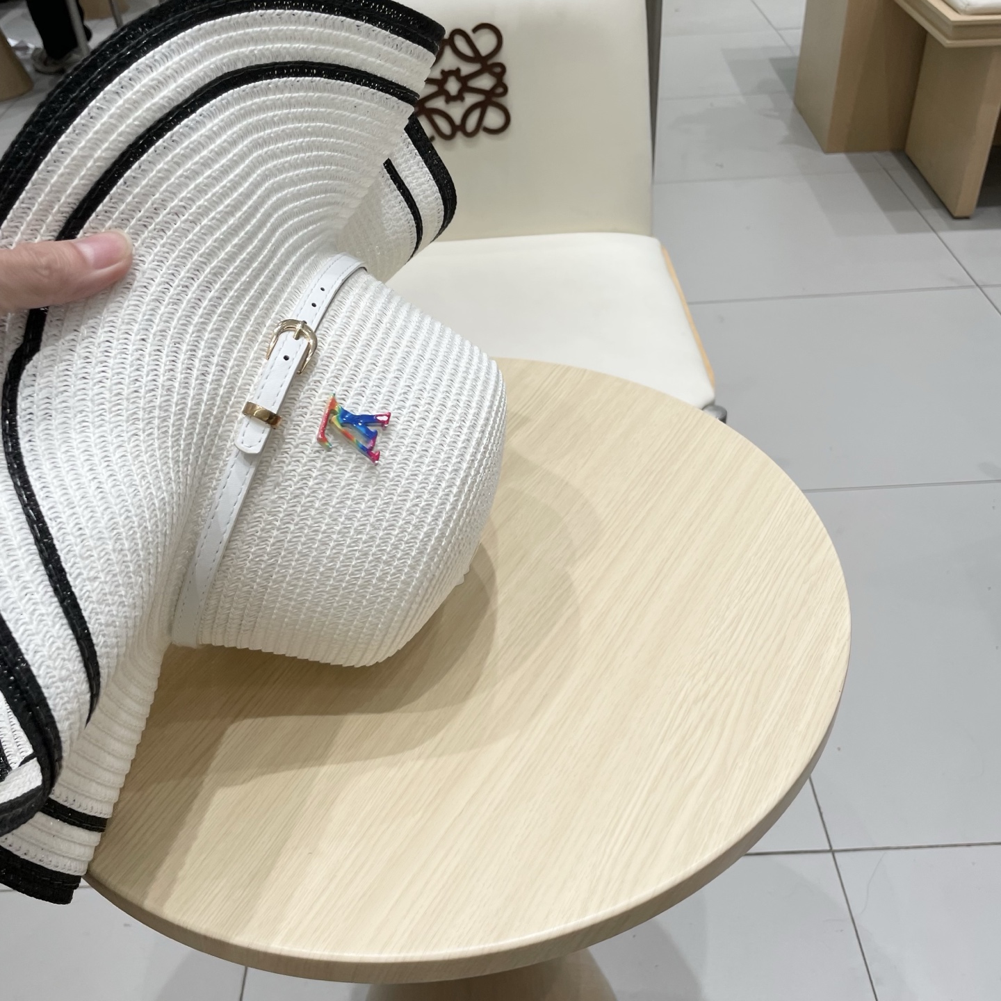 LV路易威登新款草帽，圆顶礼帽，头围57cm