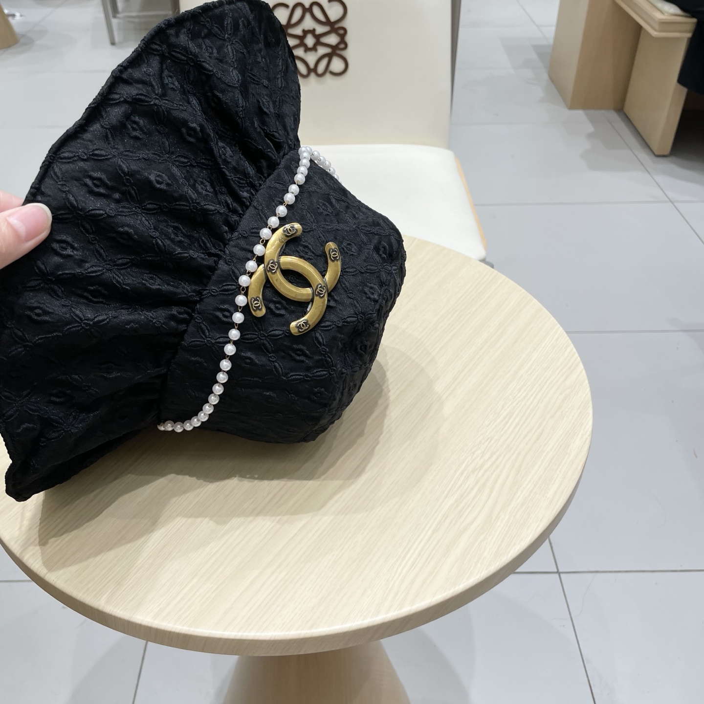  chanel香奈儿女款春夏珍珠渔夫帽高级感防晒遮阳帽海边度假显脸小太阳帽新